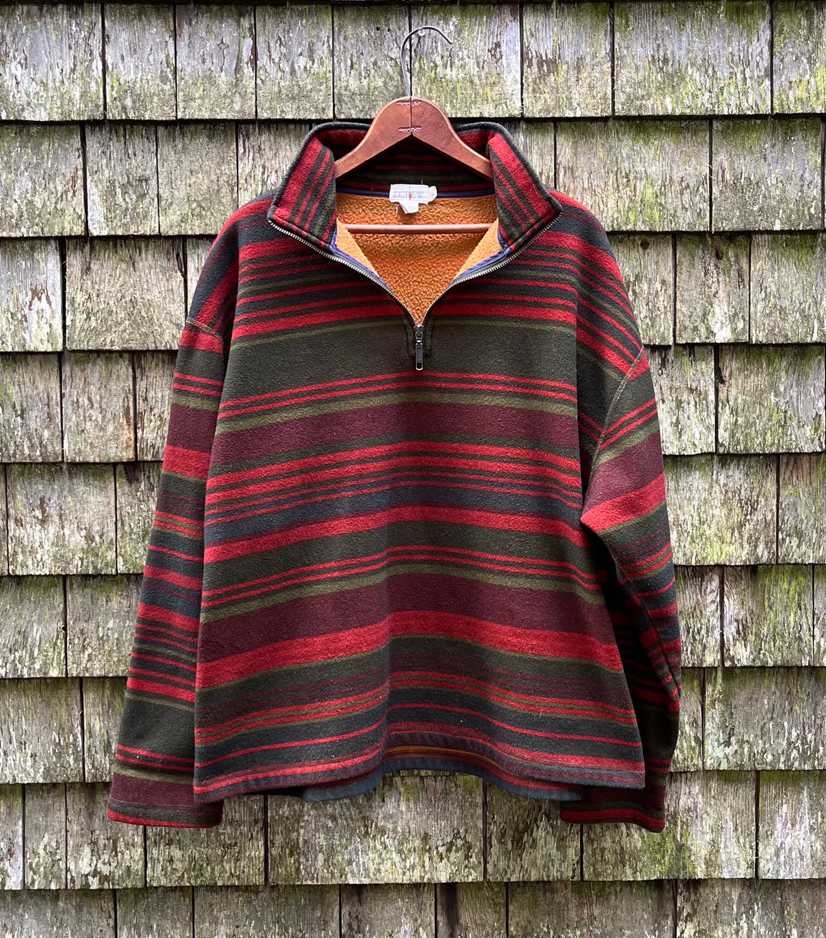90s J.Crew Lightweight Fleece Quarter-Zip (L)