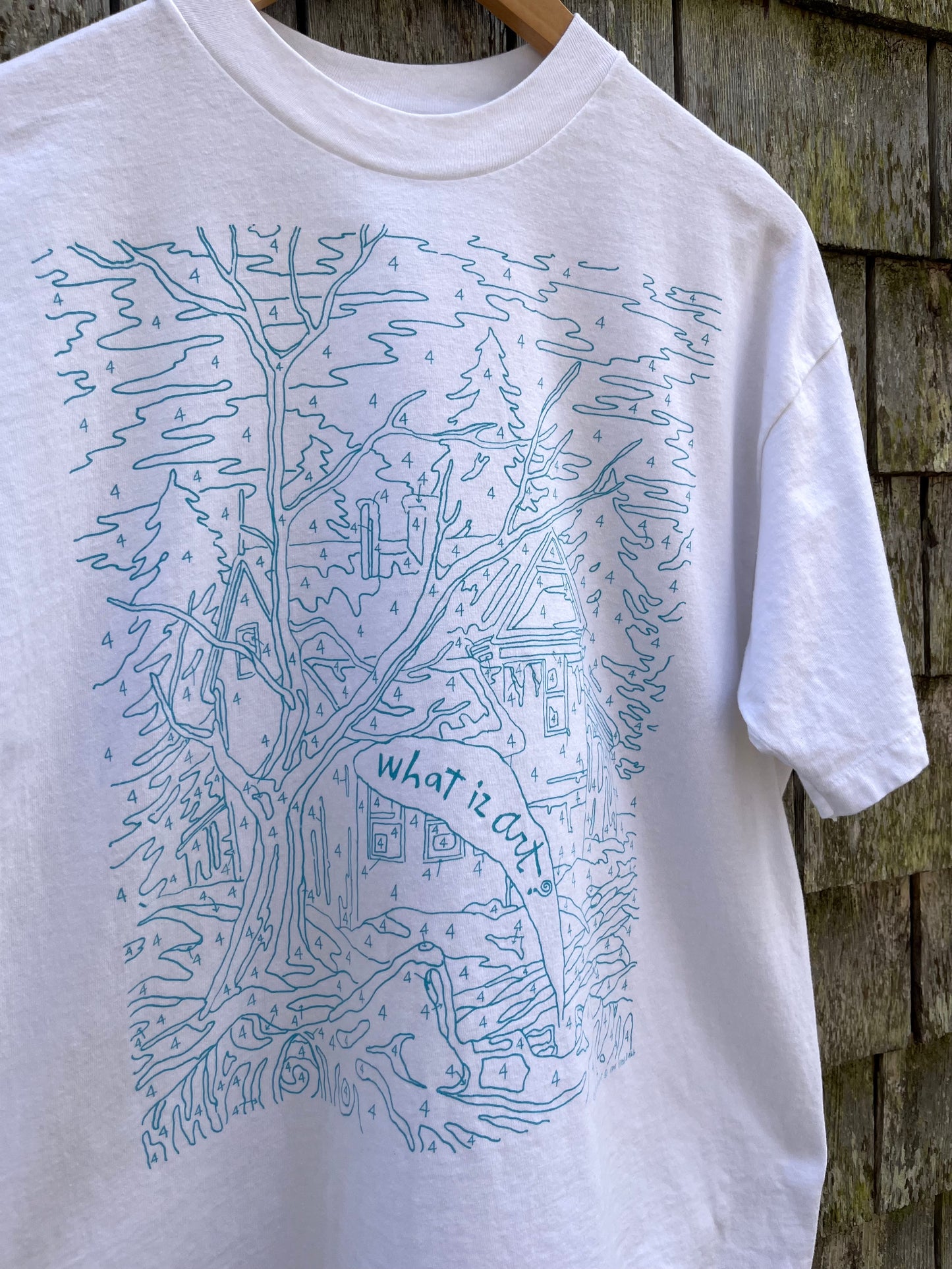 90s Ken Babb ‘What Iz Art?’ Paint by Number T-Shirt (L)