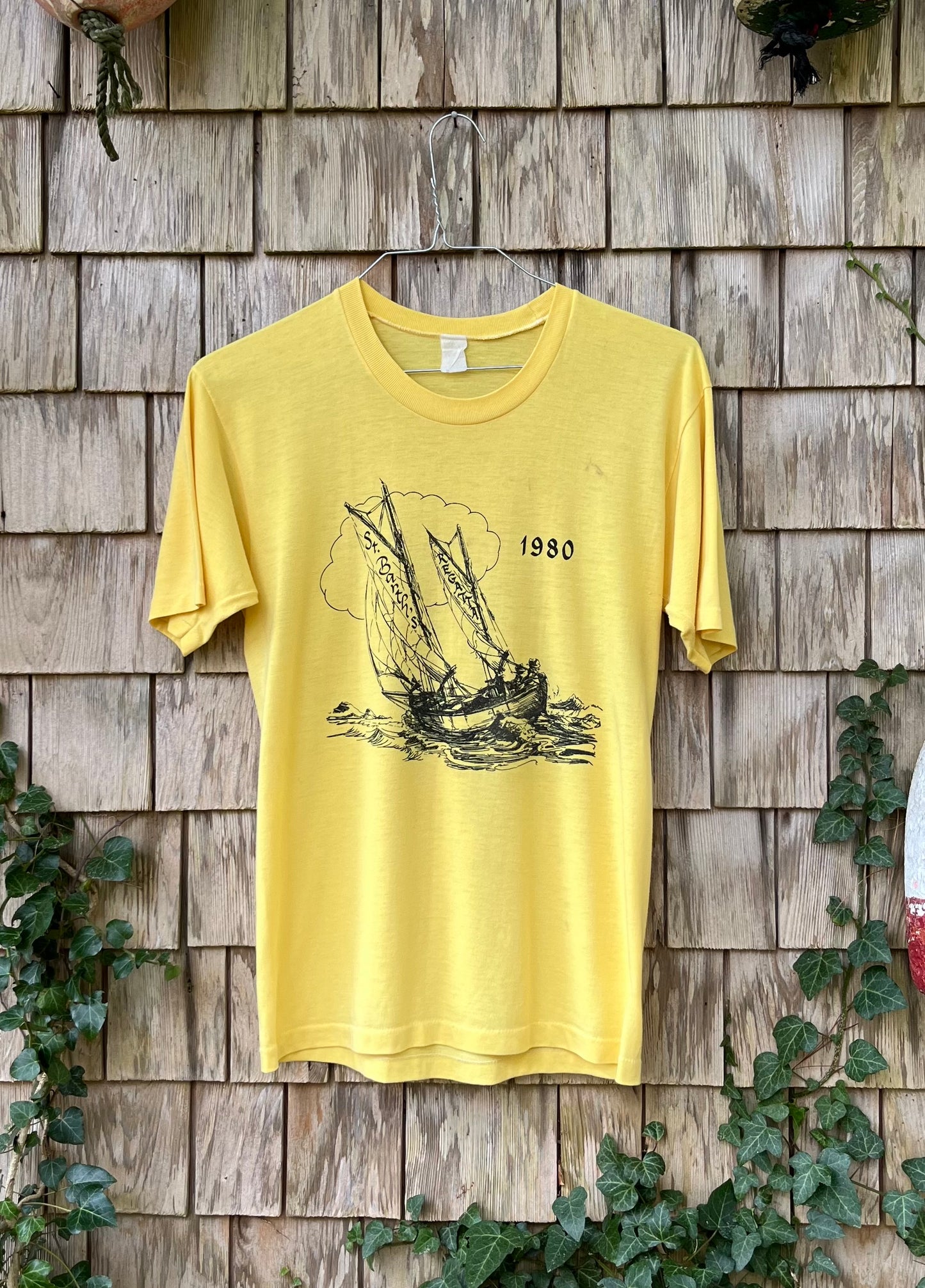 80s St. Barthes Regatta T-Shirt (S)