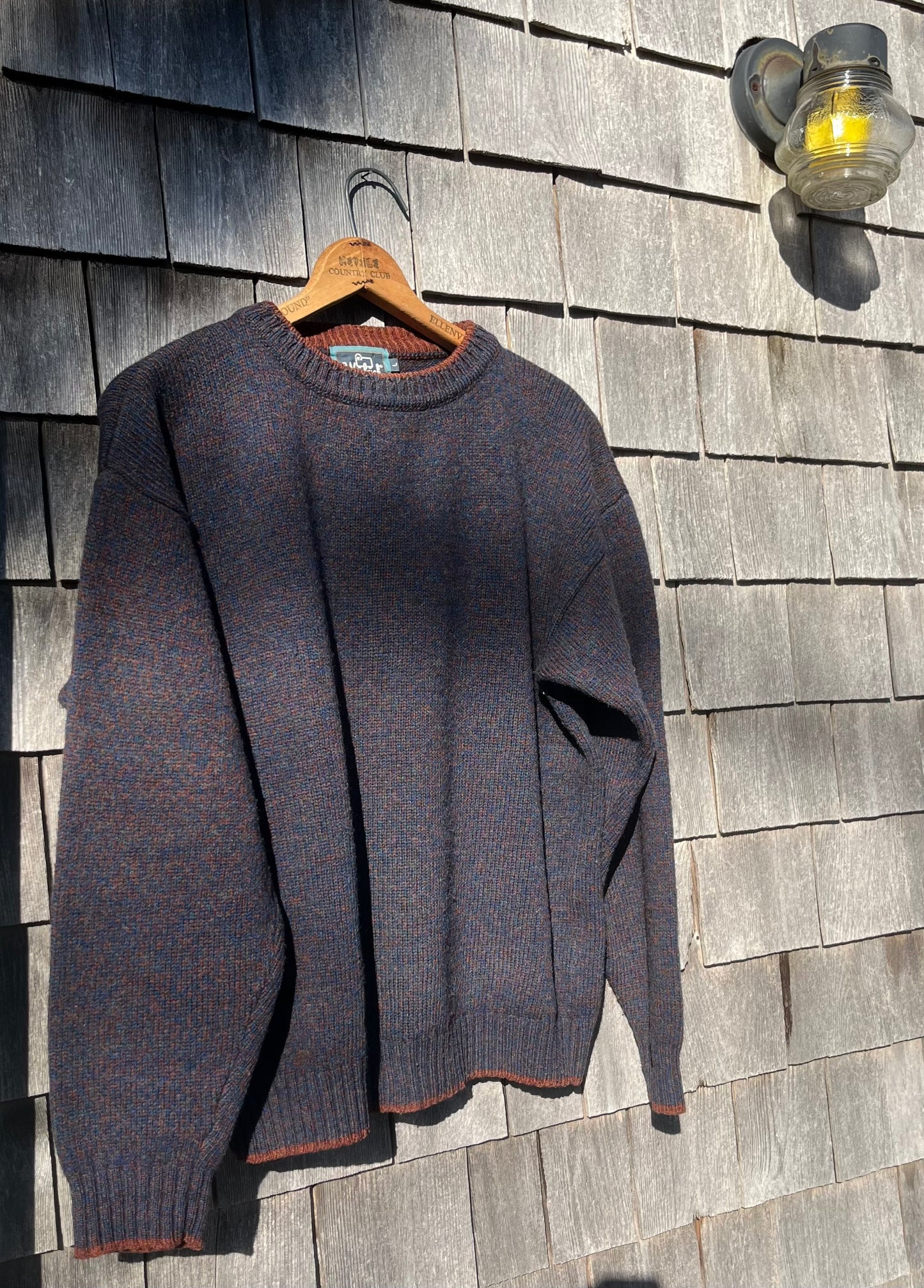 90s Woolrich Hand Framed Fleck Wool Sweater (XL)