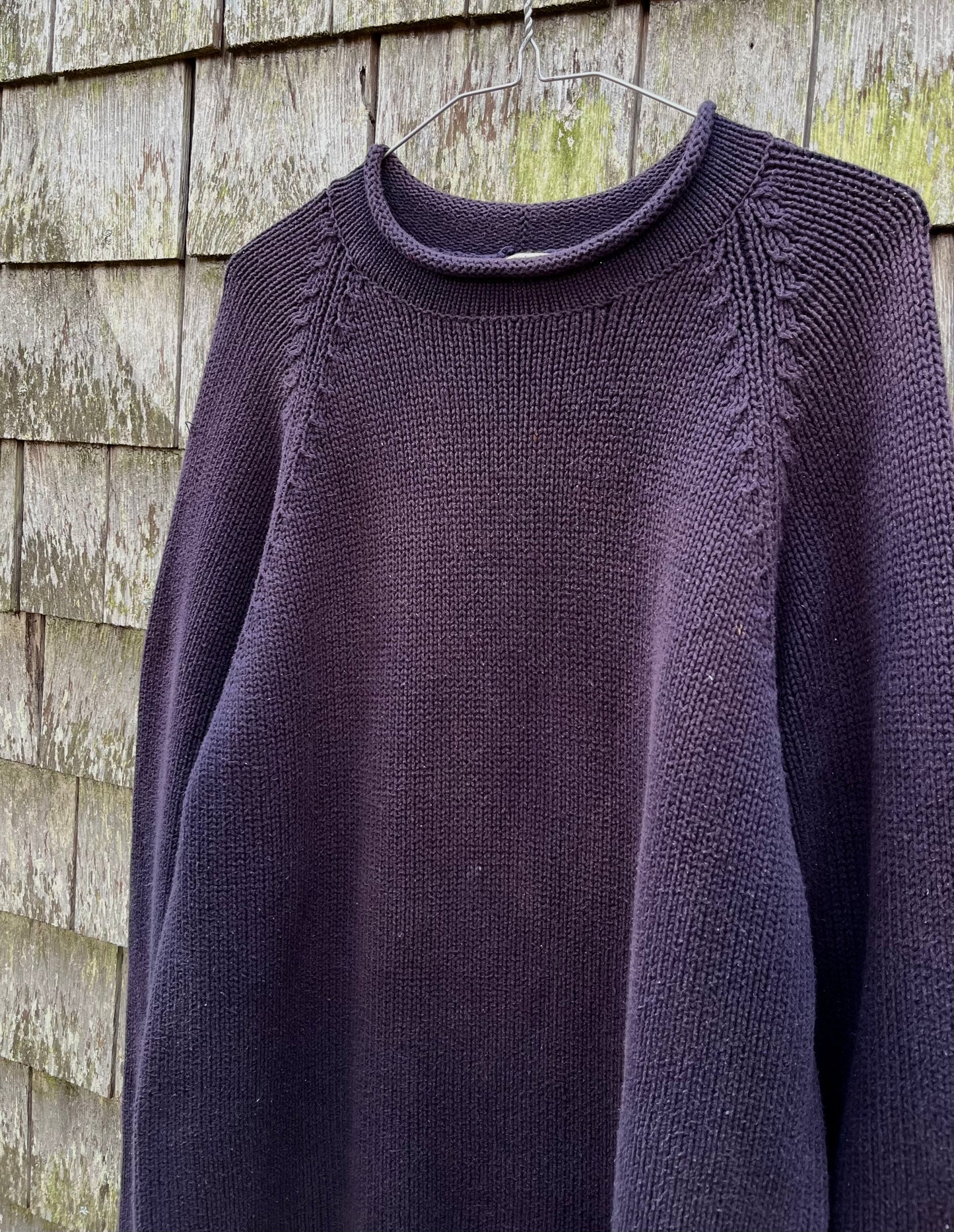 90s J.Crew Cotton Roll Neck Sweater (XL)
