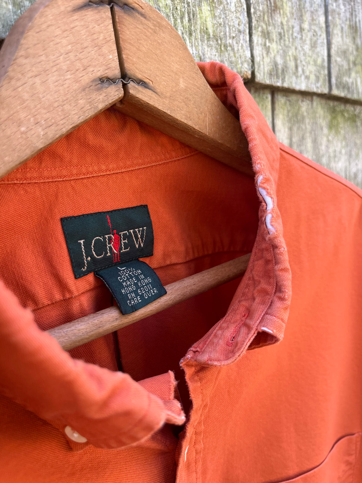 90s J.Crew Cotton Oxford Cloth Button Down Shirt (L/XL)