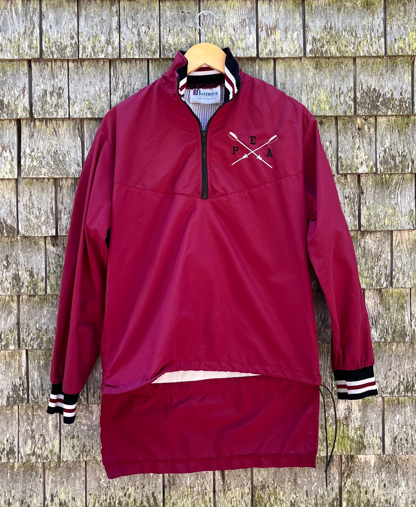 90s Boathouse Phillips Exeter Nylon Crew Jacket (S/M)