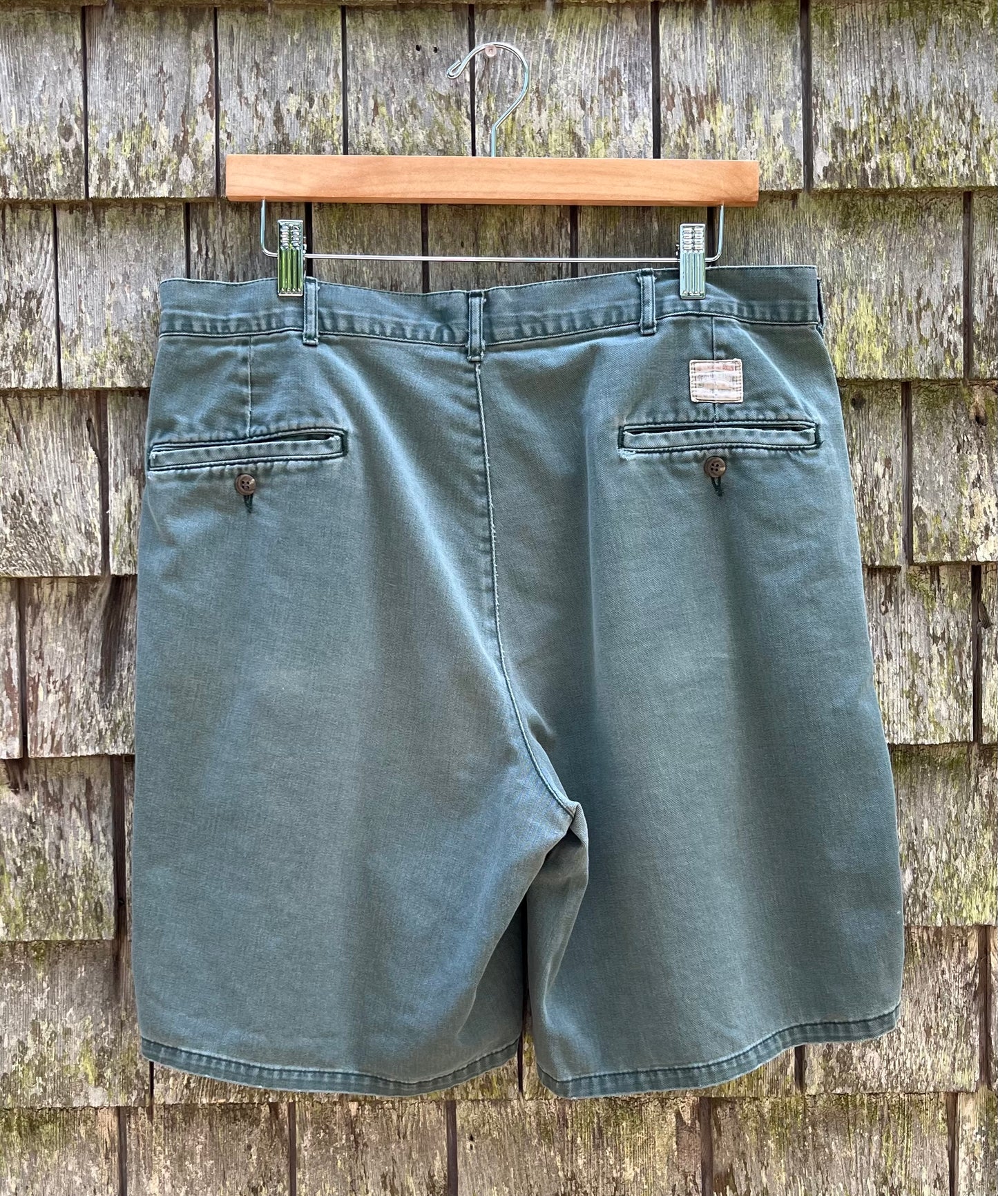 90s Polo Ralph Lauren Pleated Front Cotton Twill Shorts (34”)