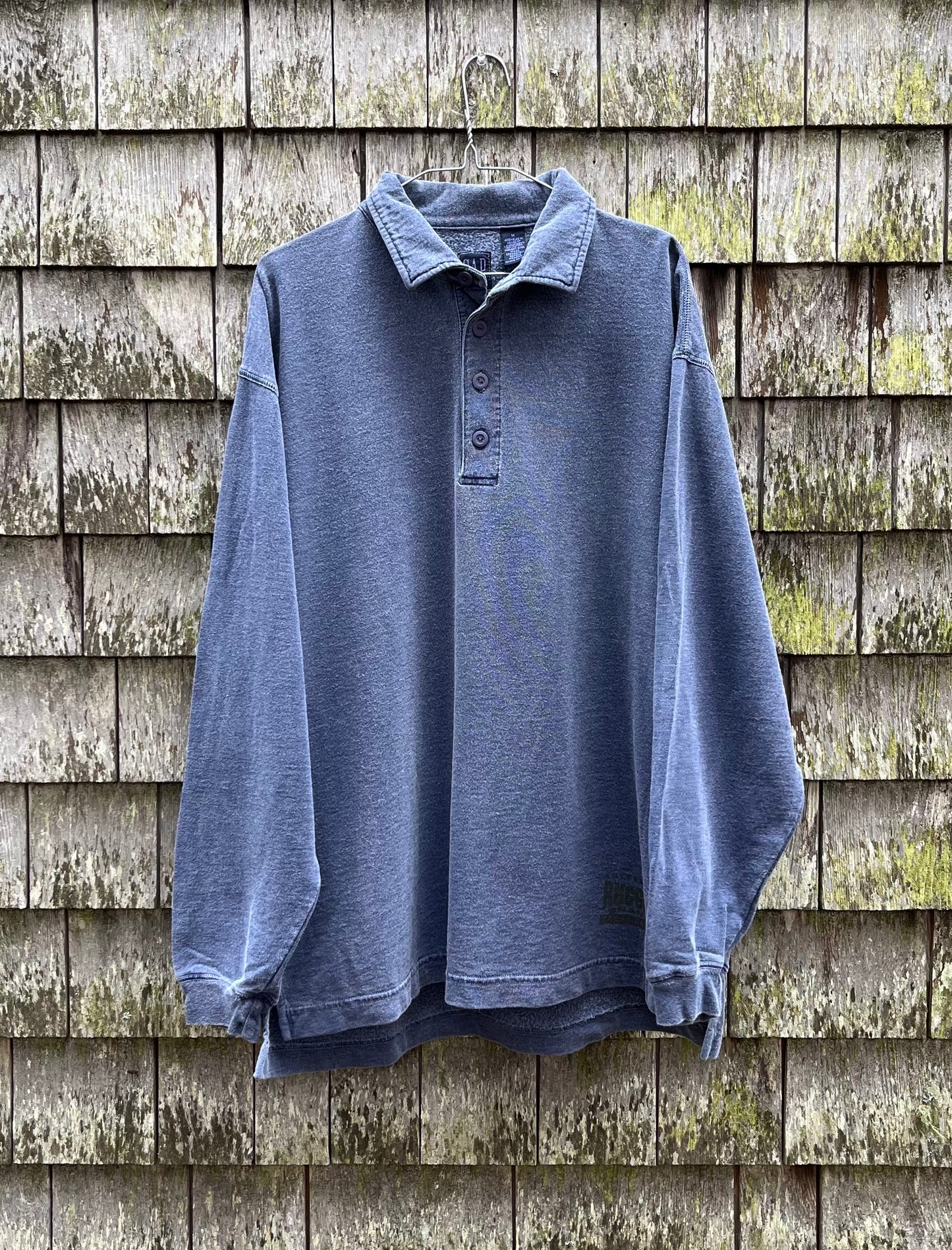90s GAP Over-dyed Cotton Pullover Shirt (XL)