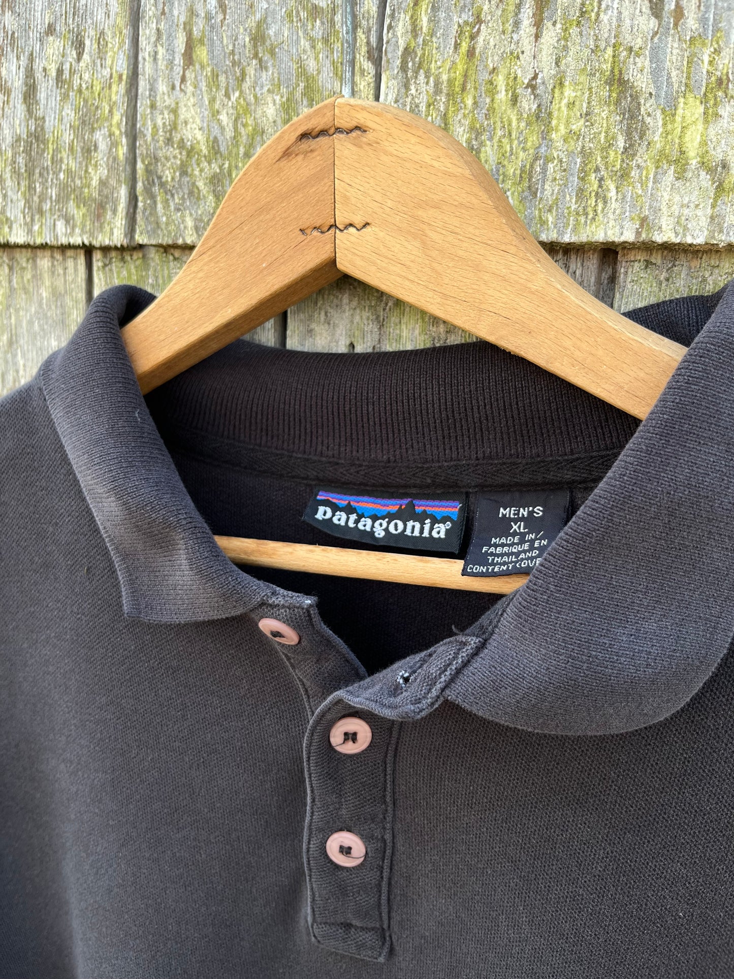 90s Patagonia Cotton Piqué Polo Shirt (XL)