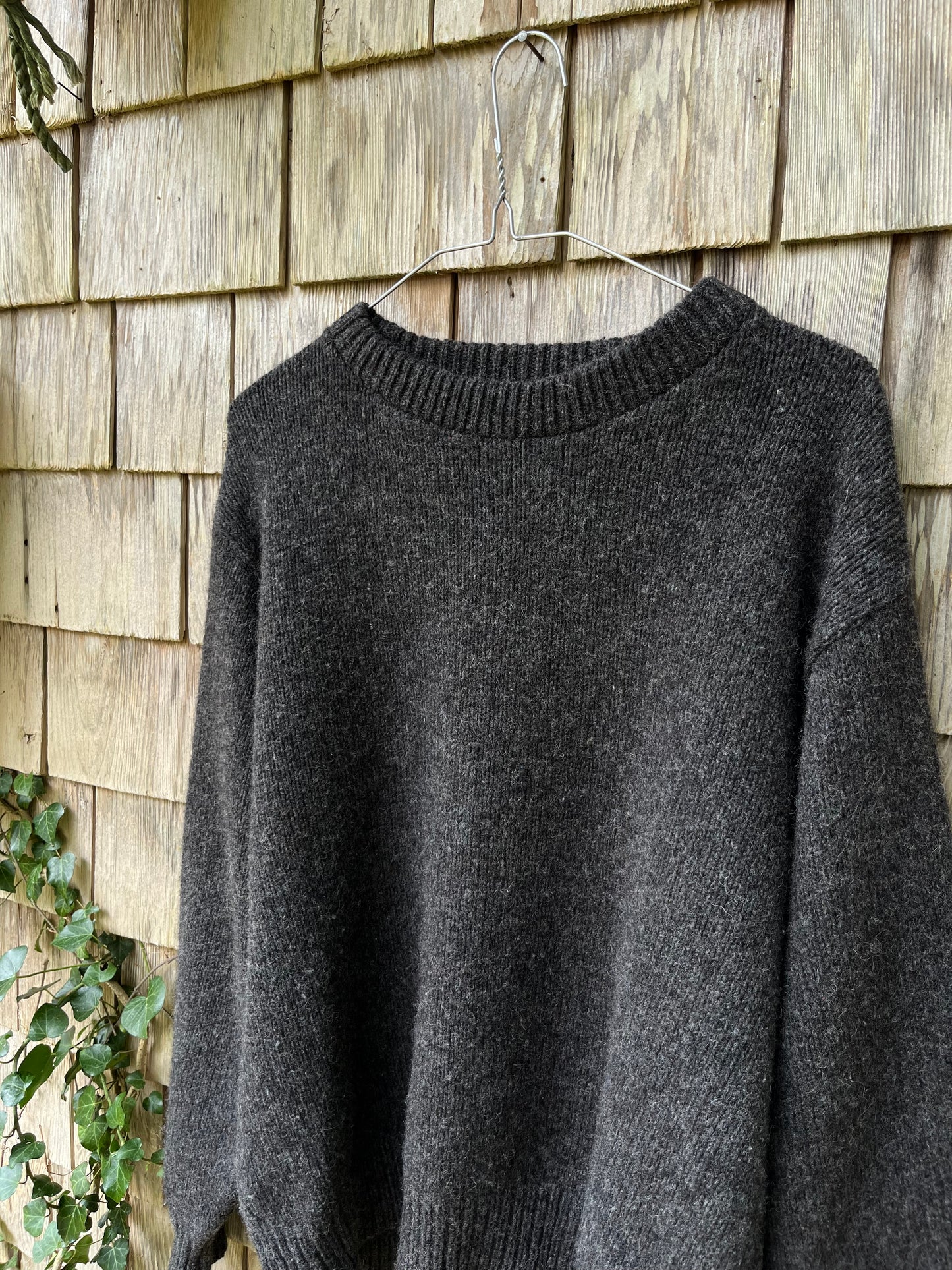 90s L.L. Bean Ragg Wool Crewneck Sweater (M)