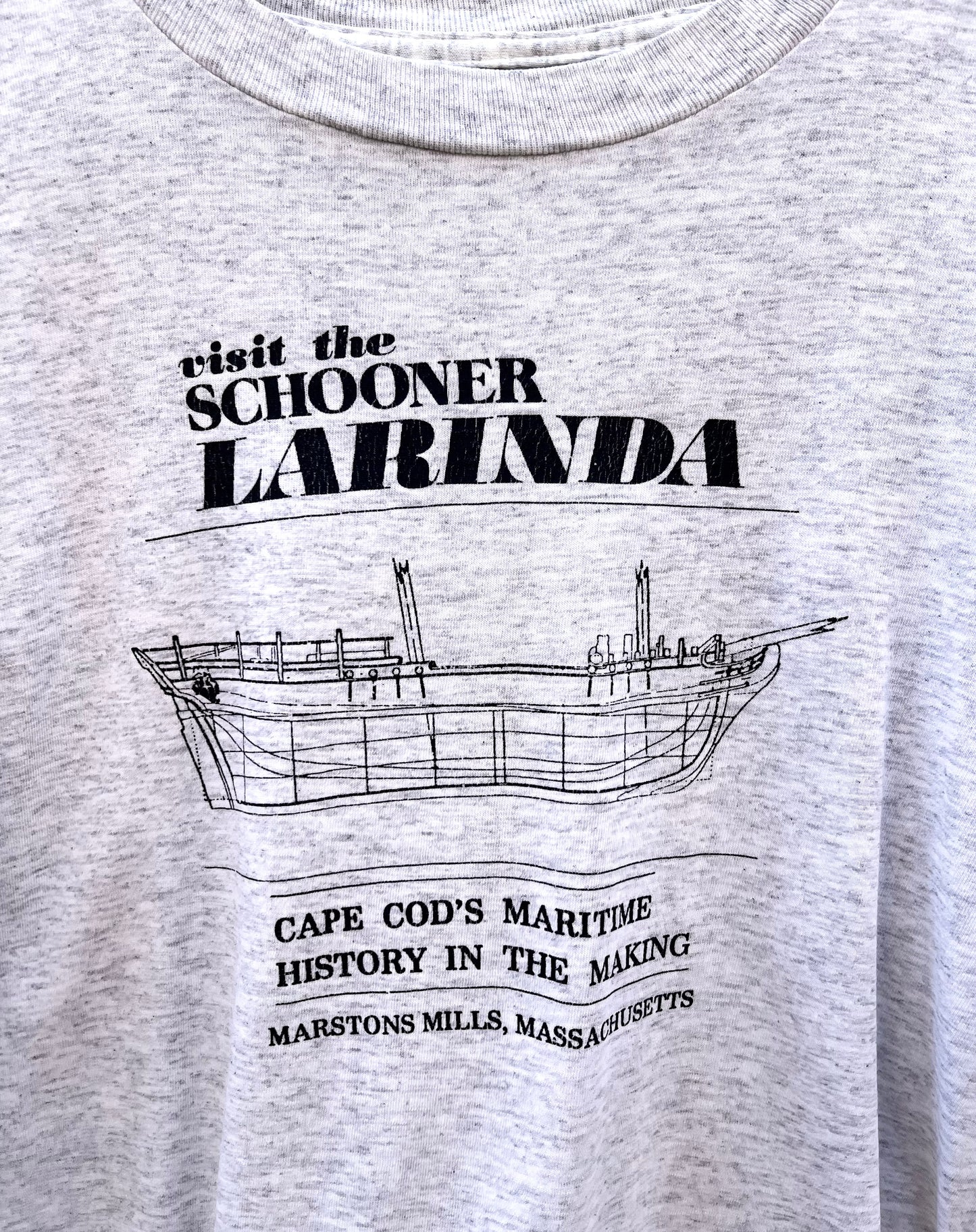 90s The Schooner Larinda Marstons Mills T-Shirt (L)