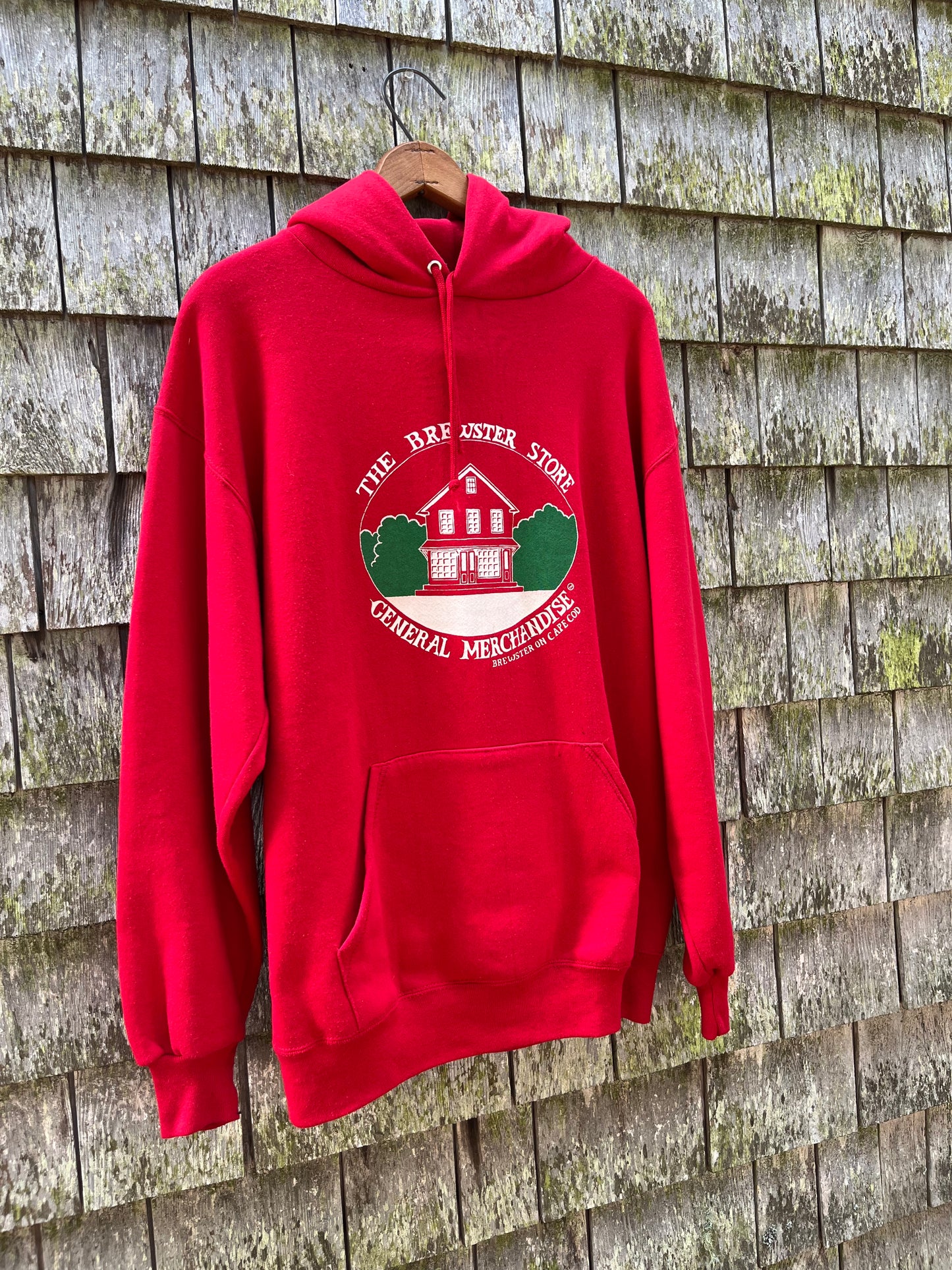 90s The Brewster General Store Hooded Sweatshirt (L)