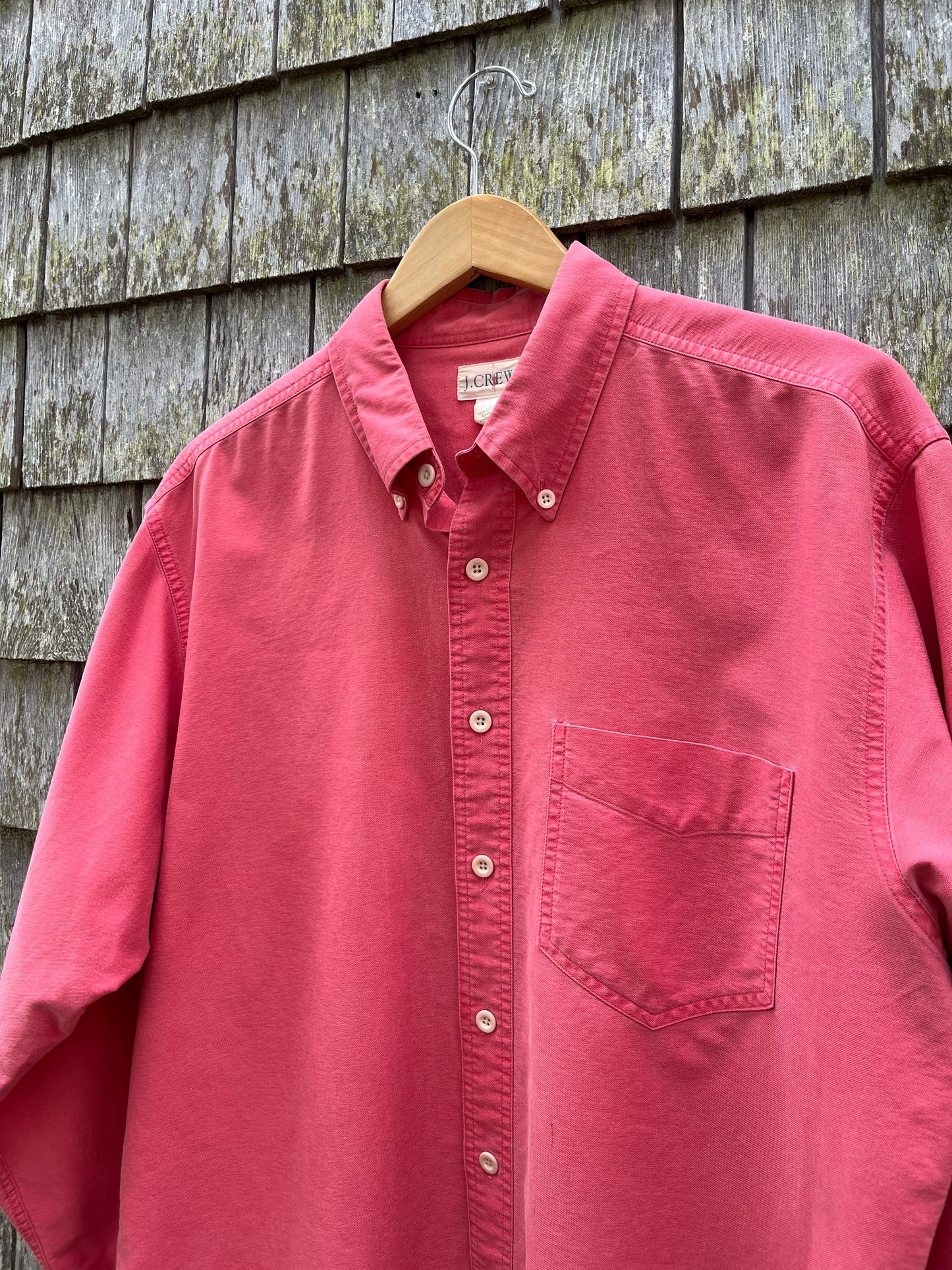 90s J.Crew Cotton Twill Button Down Shirt (XL)