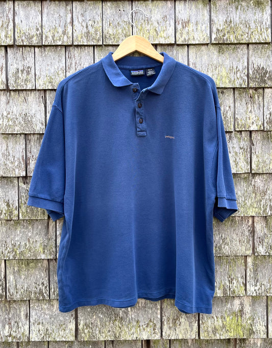 90s Patagonia Cotton Piqué Polo Shirt (L/XL)