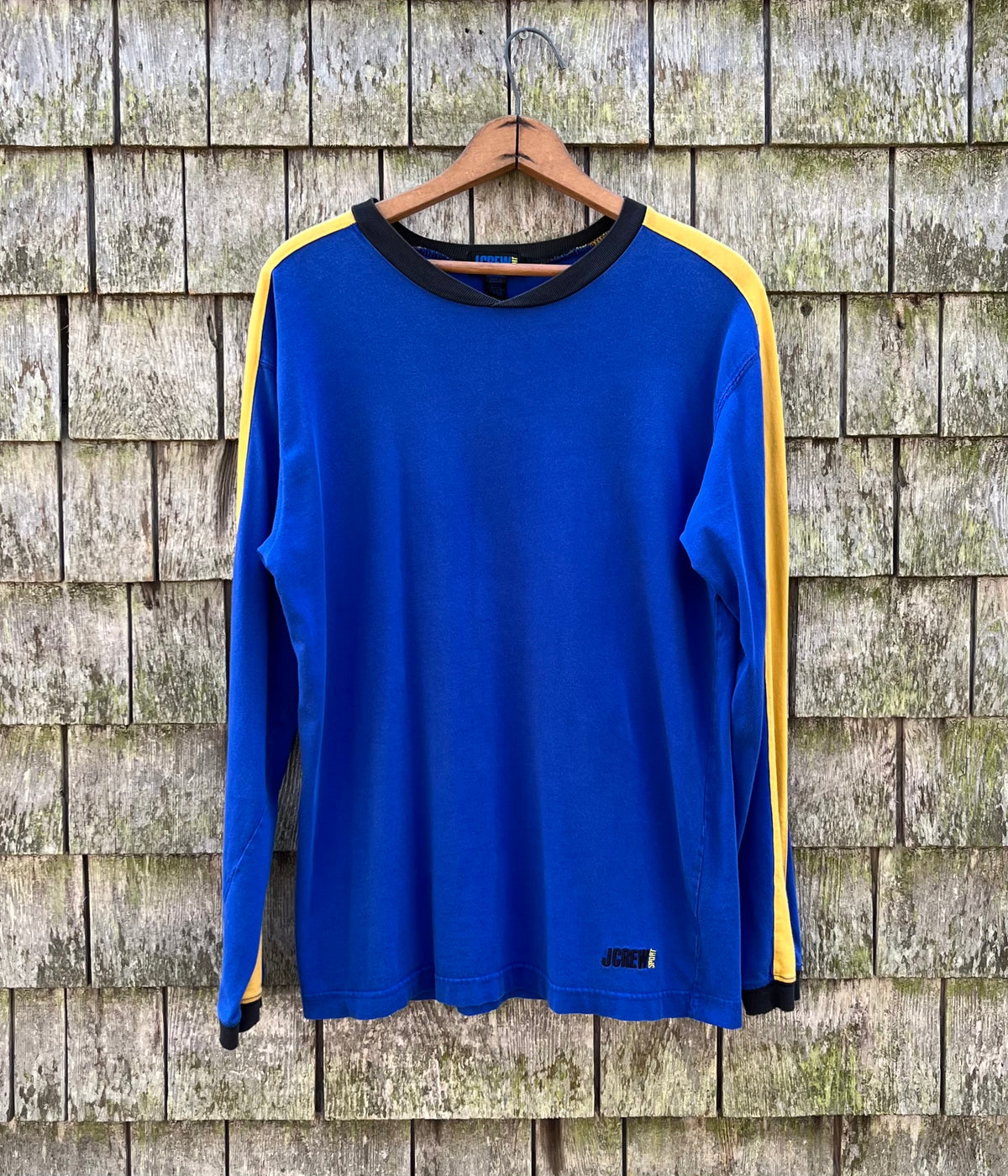 90s J.Crew Sport Long Sleeve Pullover Shirt (M)