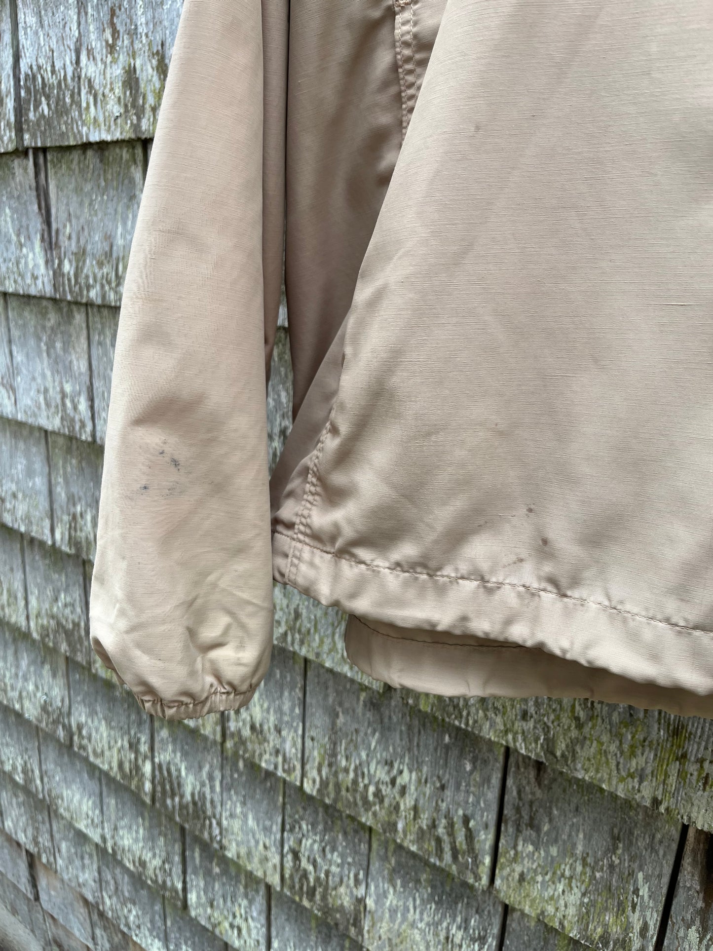 80s L.L. Bean Nylon Cotton Blend Anorak Jacket (XL)