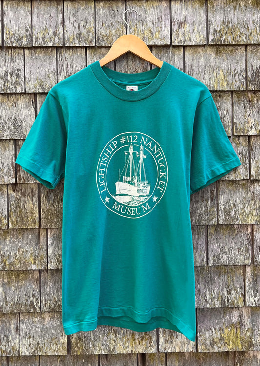 90s Lightship #112 Nantucket Museum T-Shirt (S/M)