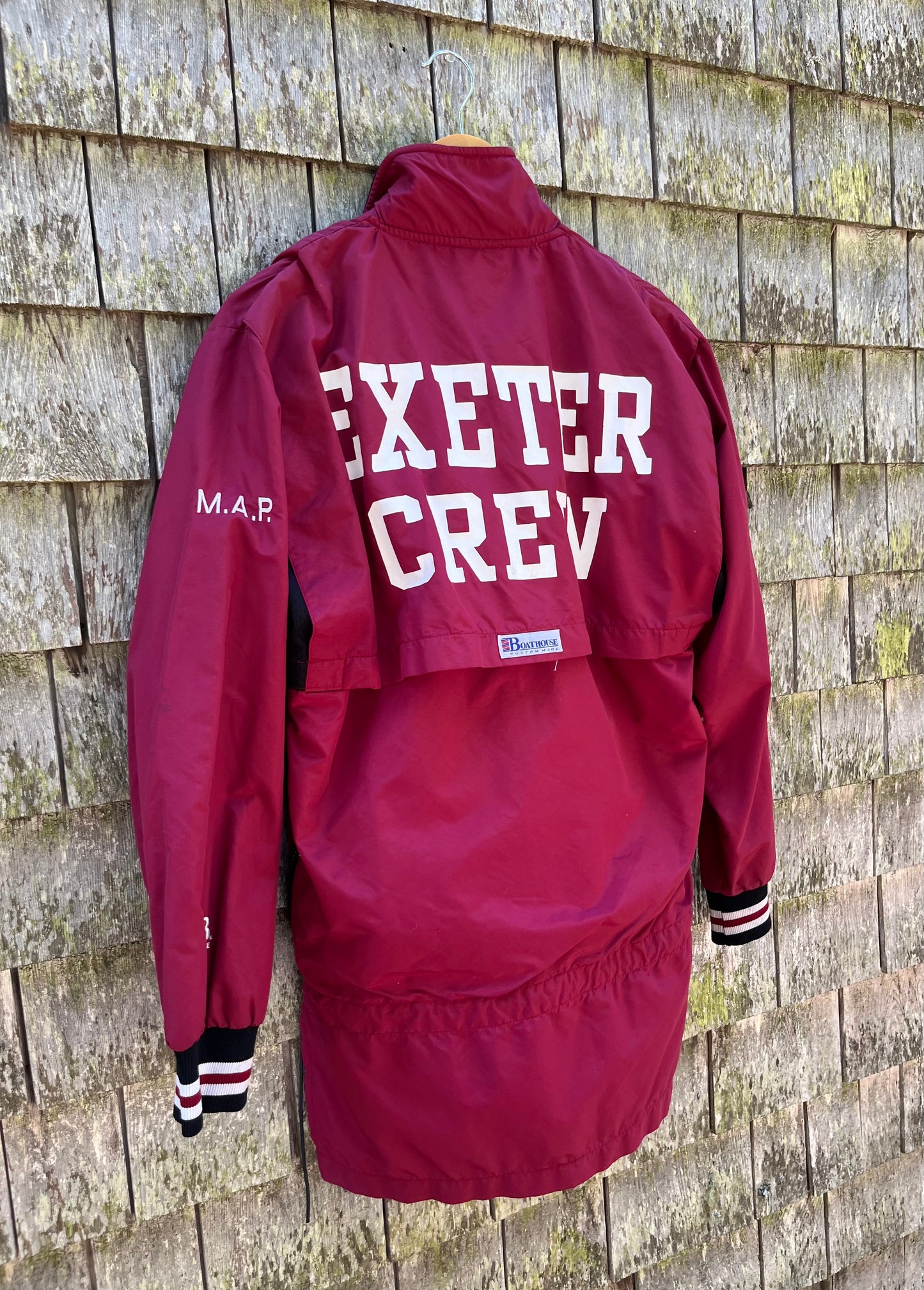 90s Boathouse Phillips Exeter Nylon Crew Jacket (S/M)