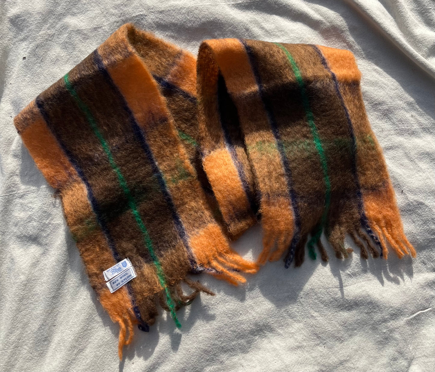60s Filene's Boston Mohair Scarf