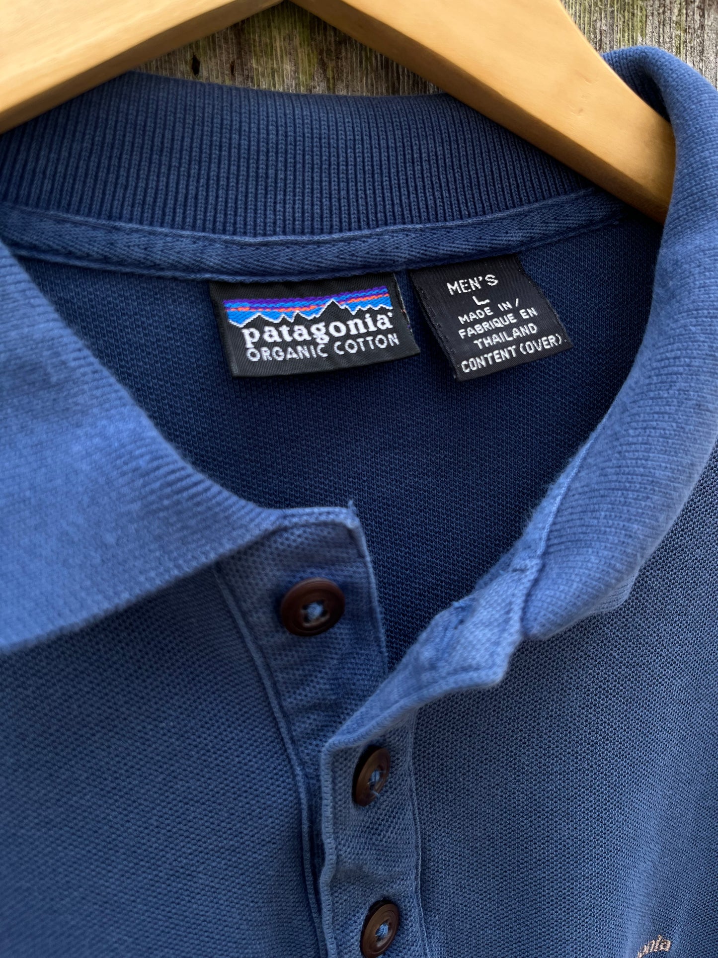 90s Patagonia Cotton Piqué Polo Shirt (L/XL)