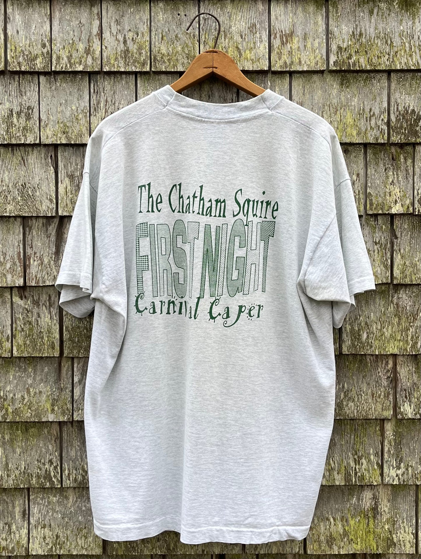 90s Chatham Squire O’Doul’s New Years Eve 'First Night Carnival Caper' T-Shirt (L/XL)