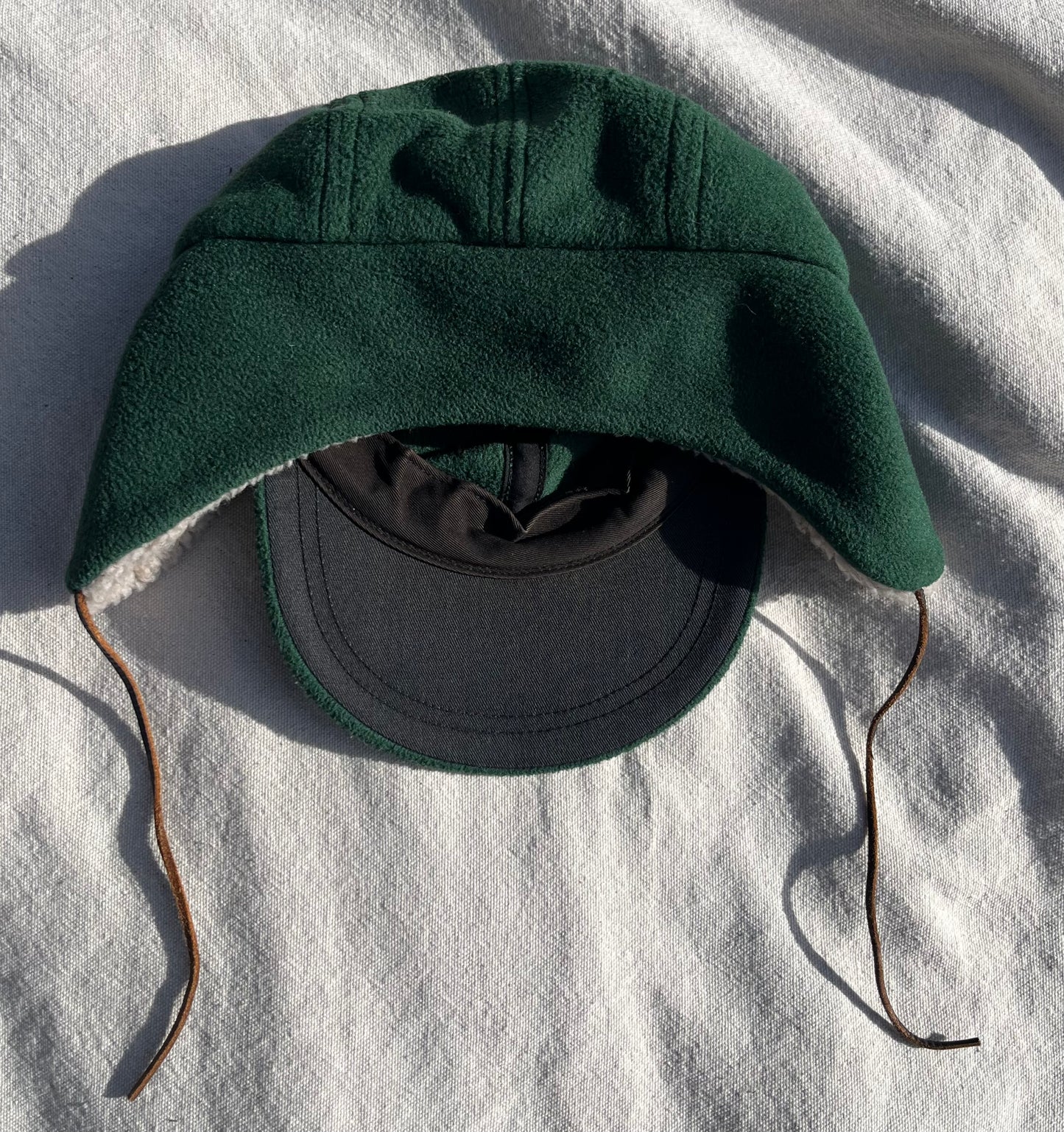 90s Eastern Mountain Sports Fleece Trapper Hat (Large)