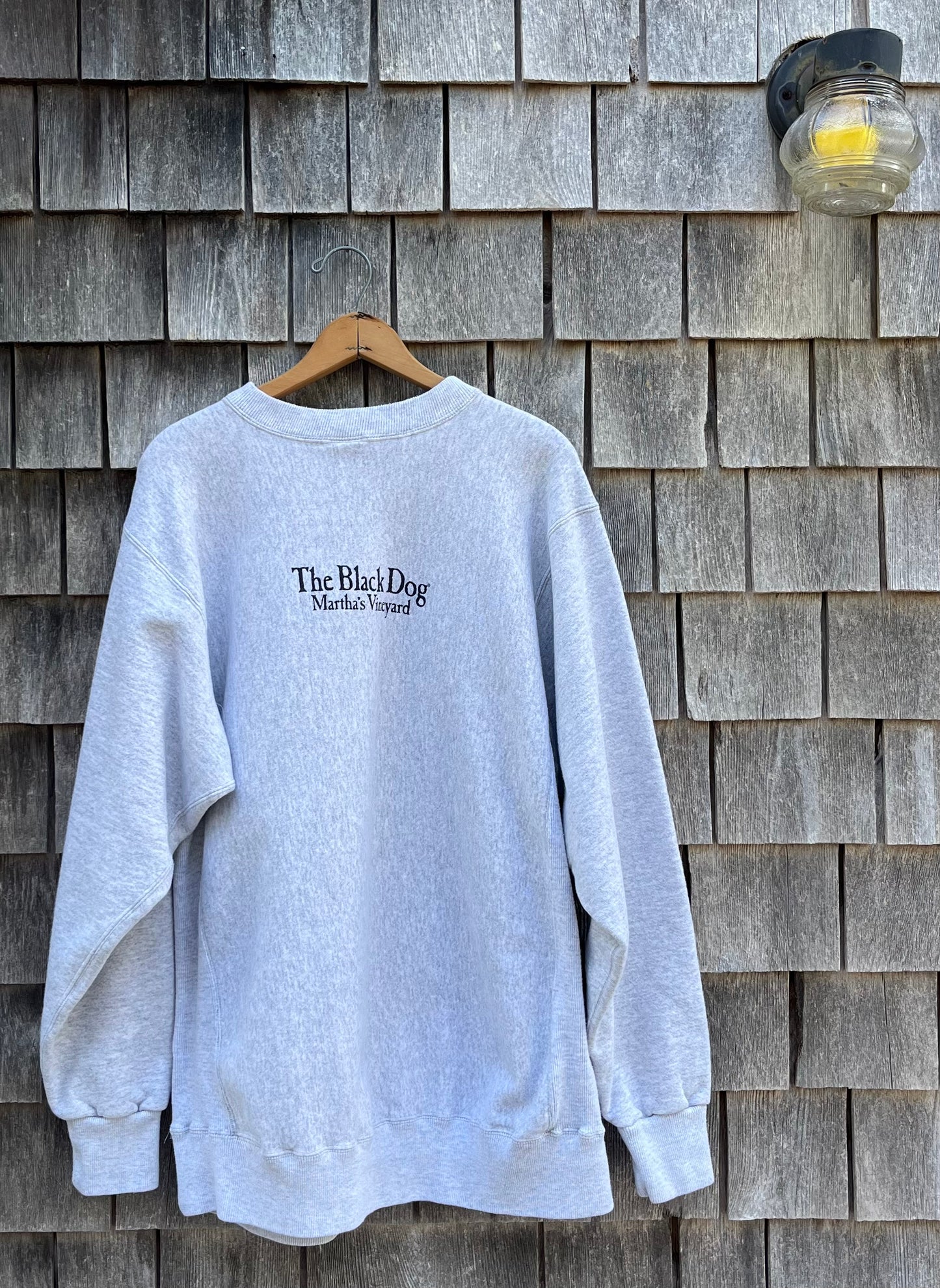90s The Black Dog Martha’s Vineyard Kellsport Reverse Weave Sweatshirt (XL/XXL)