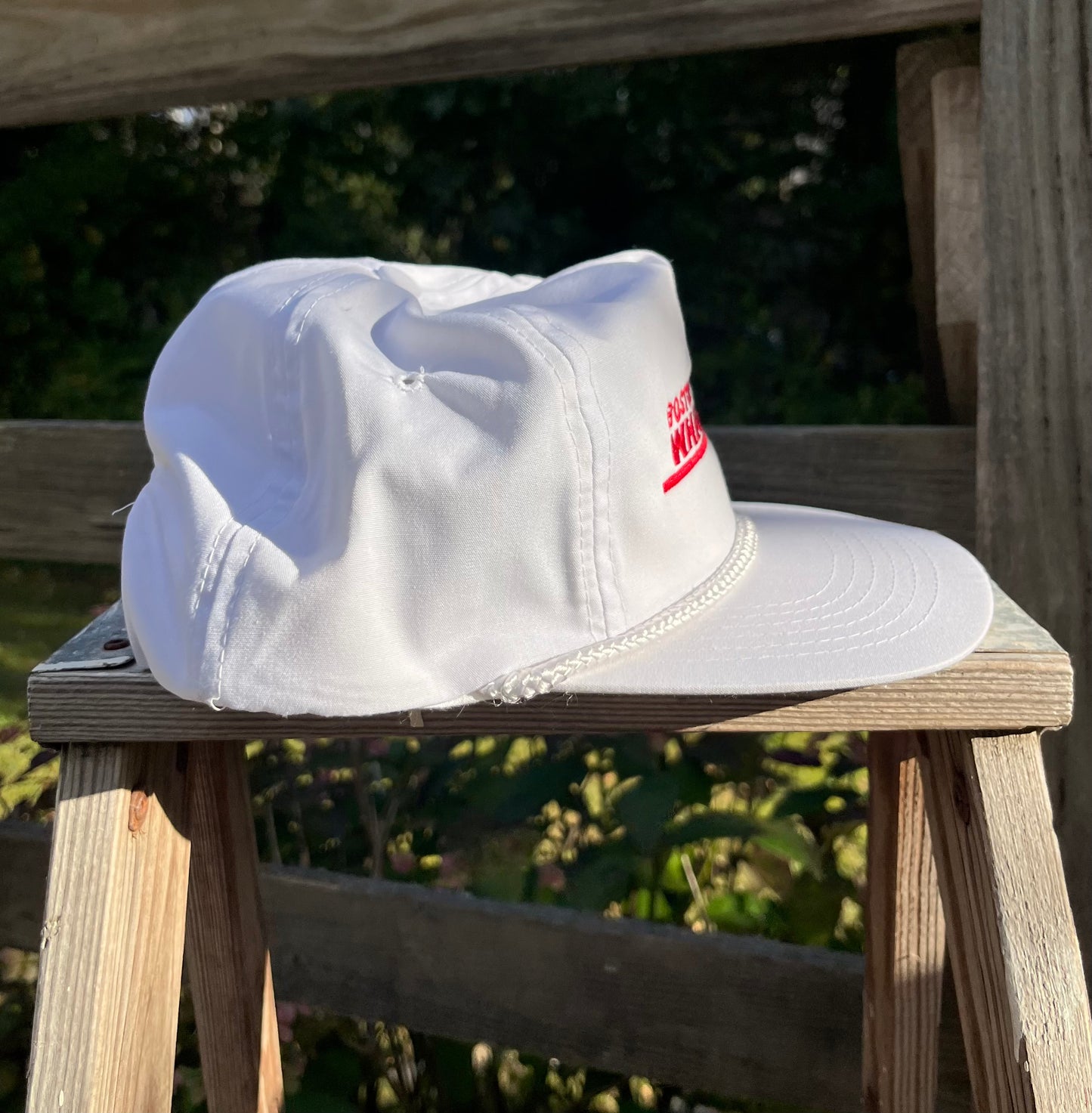 80s Boston Whaler Boats Rope Brim Snapback Cap (OSFA)