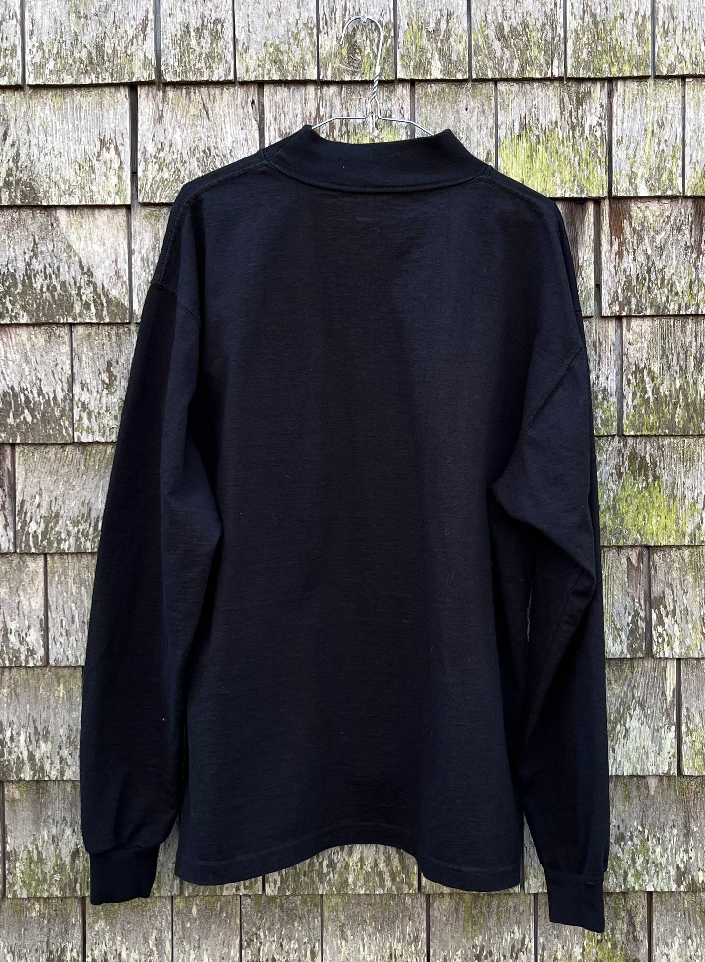 90s Nobby Shop ‘Ski Nantucket’ Mock Neck shirt (XL)