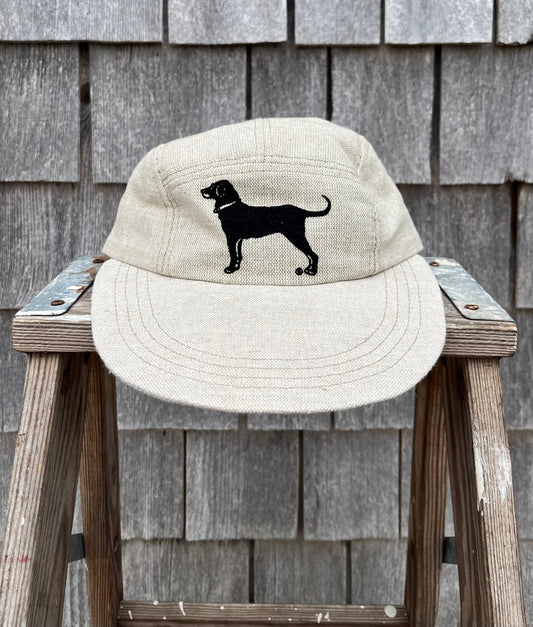 90s Black Dog Martha’s Vineyard Hemp 5-Panel Cap (One Size)