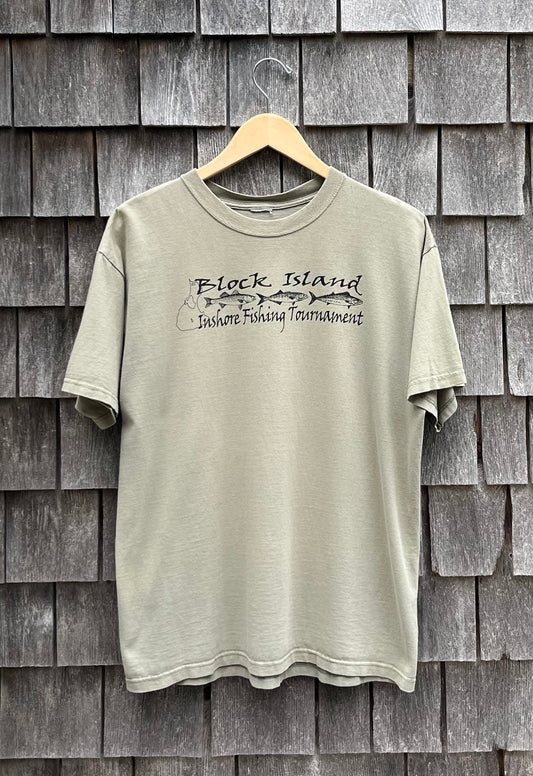 00s Block Island Inshore Fishing Tournament T-Shirt (L)