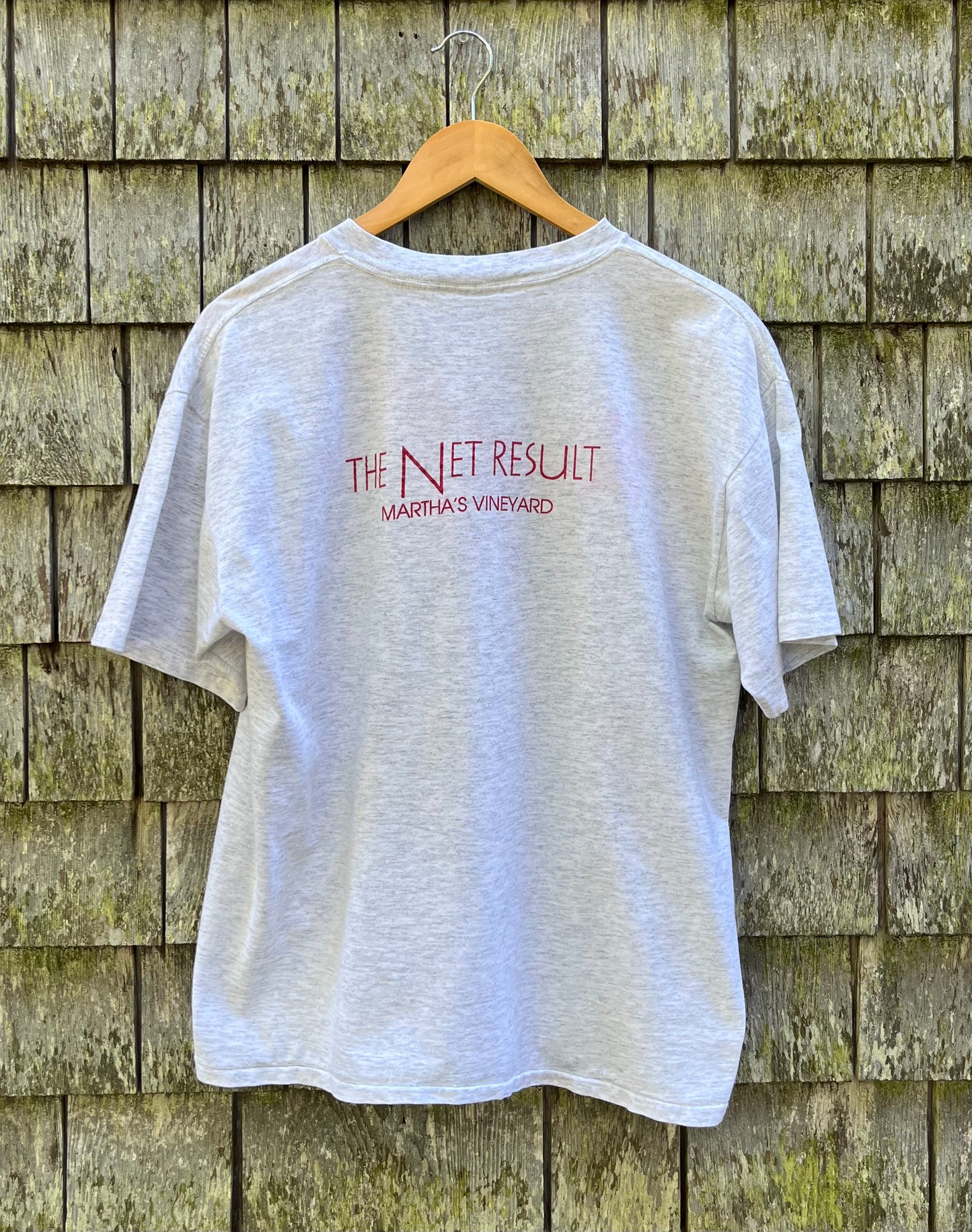 90s The Net Result Seafood Market Martha’s Vineyard Haven T-Shirt (L)