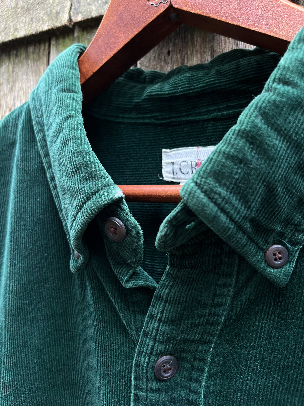 90s J.Crew Corduroy Button Down Shirt (XL)