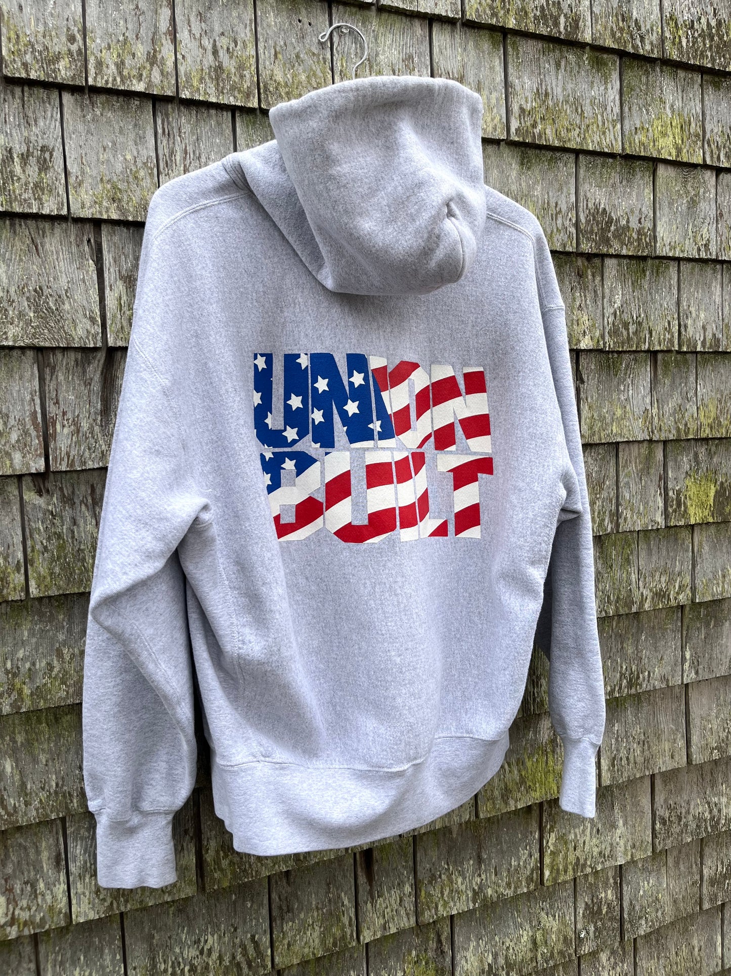 00s The Big Dig ‘Union Built’ Reverse Weave Style Hooded Sweatshirt (XL)