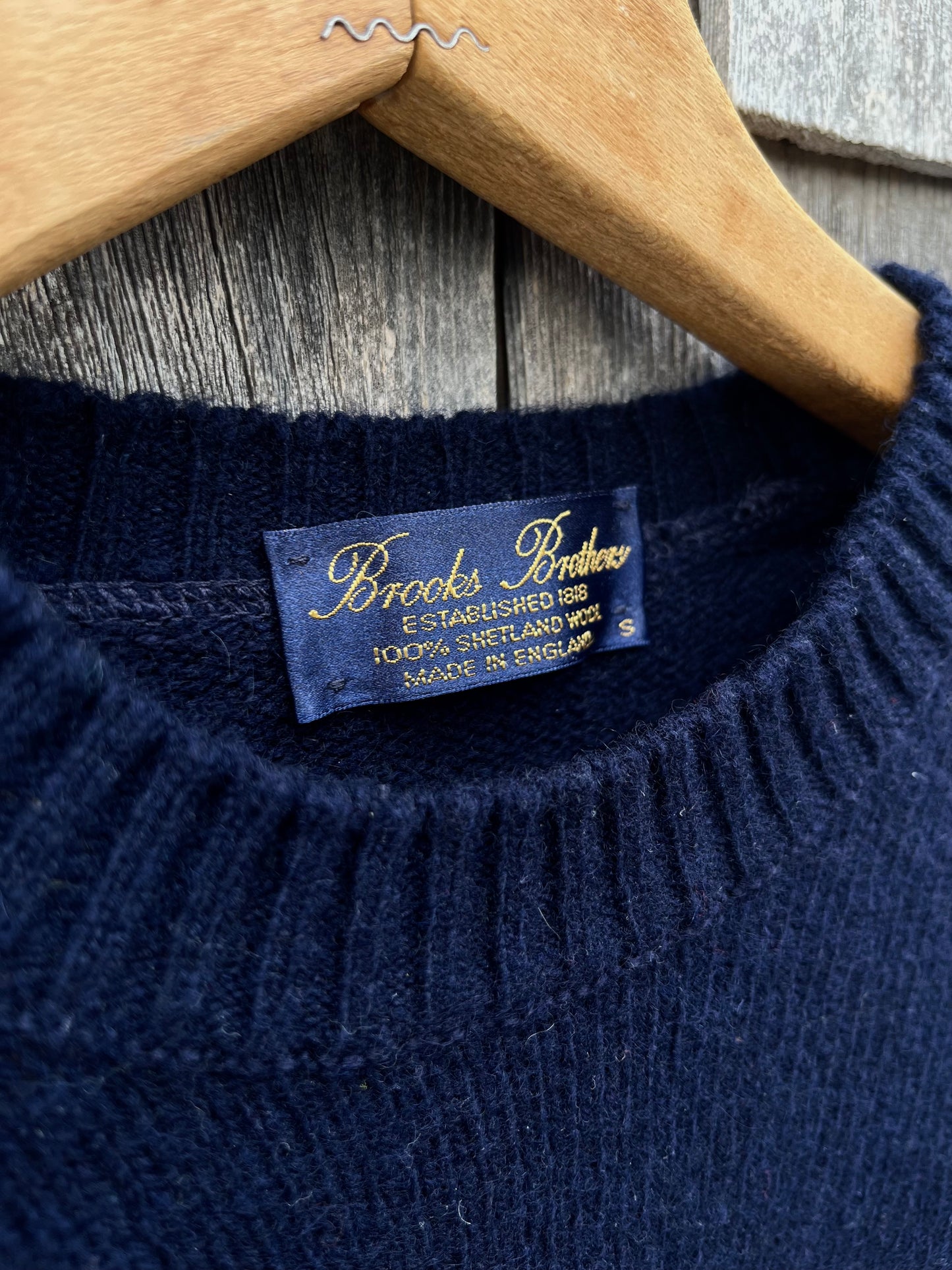 90s Brooks Brothers Shetland Wool Sweater (M/L)