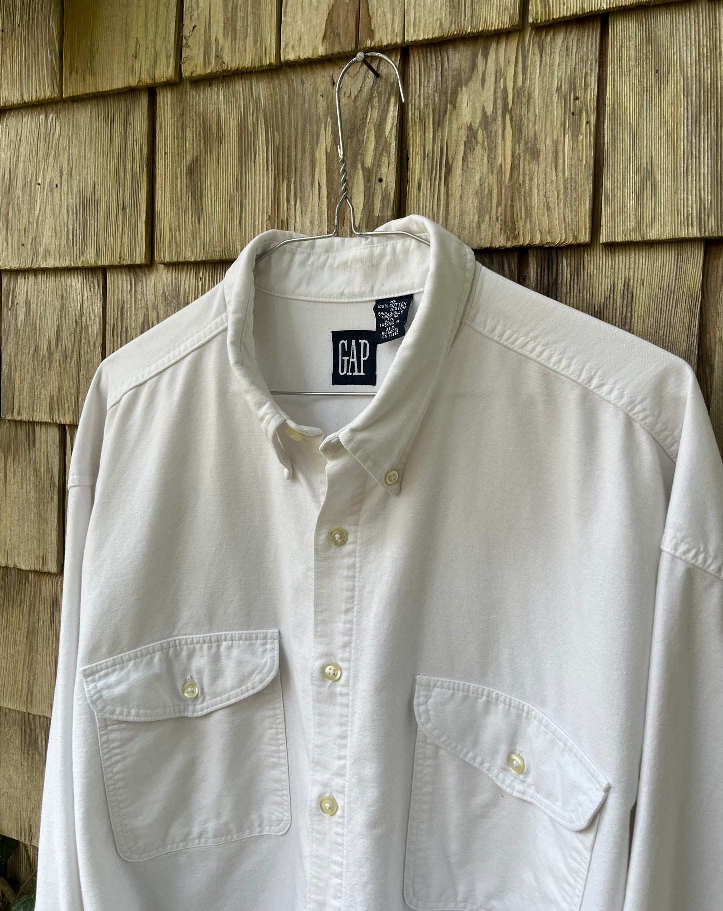 90s GAP Cotton Button Down Shirt (XL)