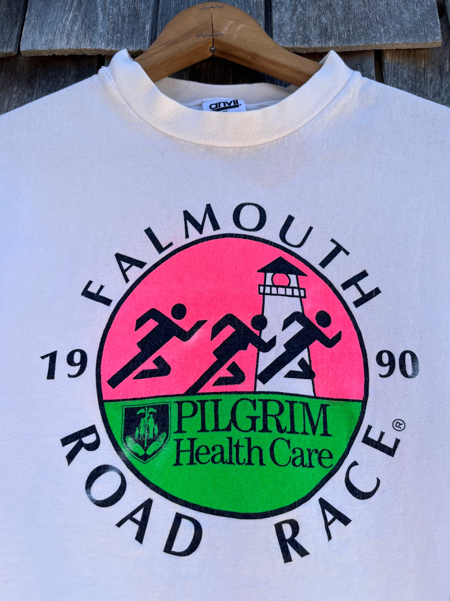 90s Falmouth Road Race 1990 T-Shirt (M)