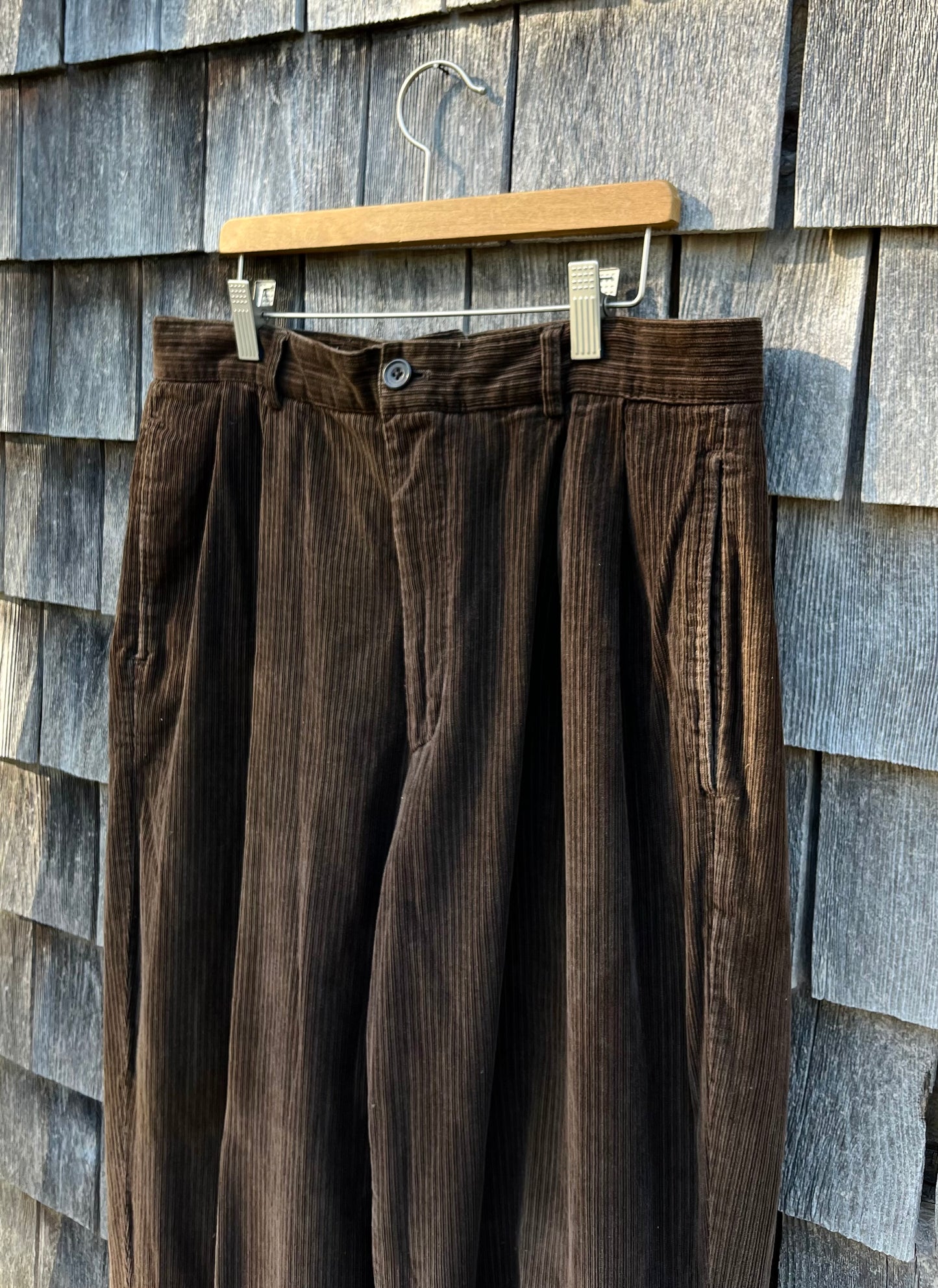 90s Structure Textured Corduroy Pants (34/30)