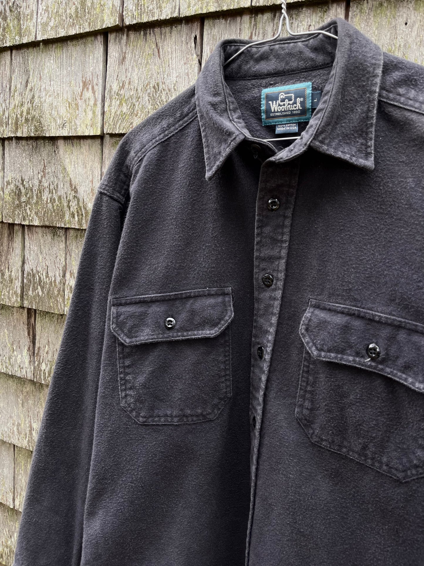 90s Woolrich Chamois Flannel Shirt (XL)