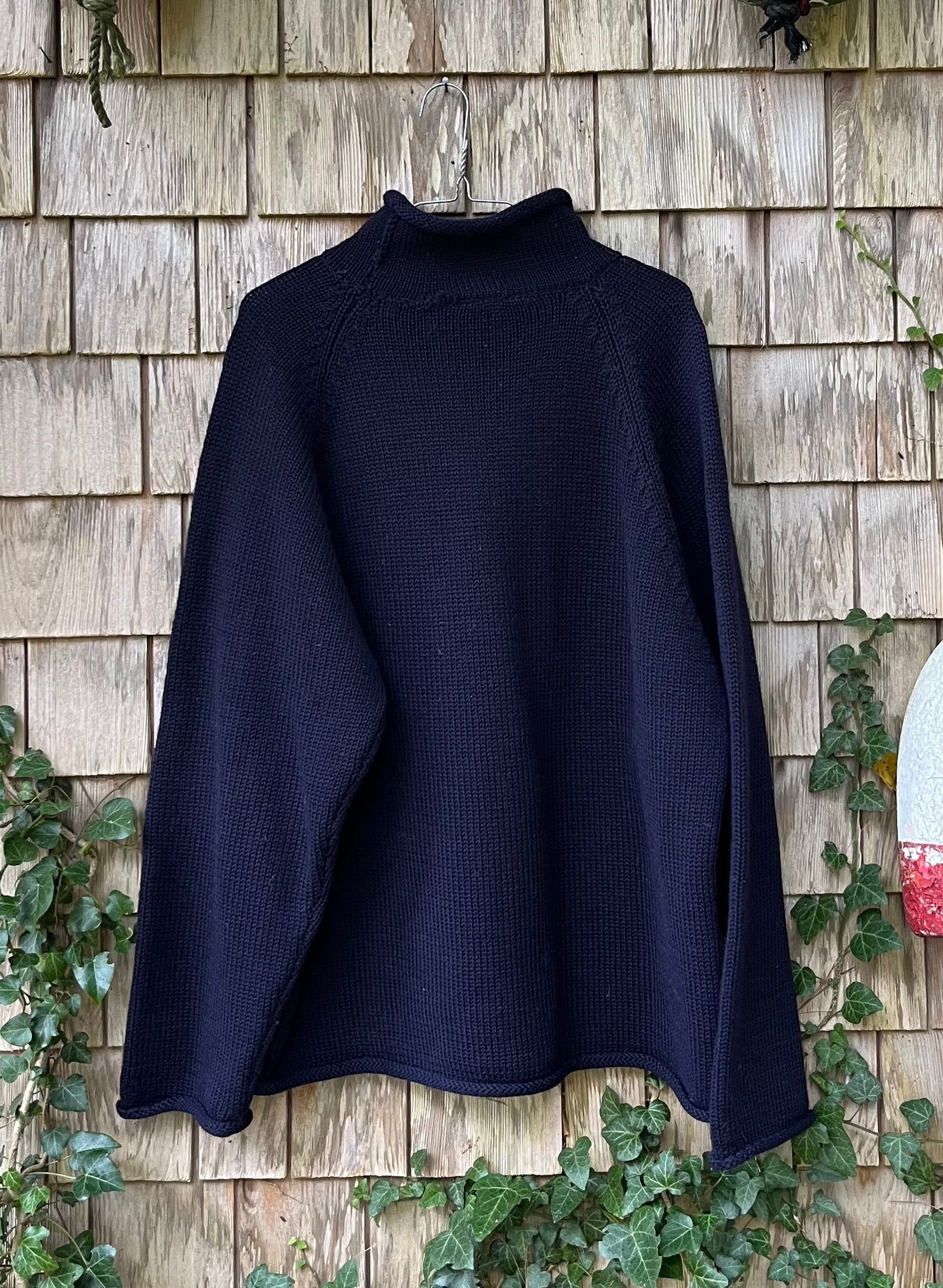 90s J. Crew Wool Knit Rollneck Sweater (XL)