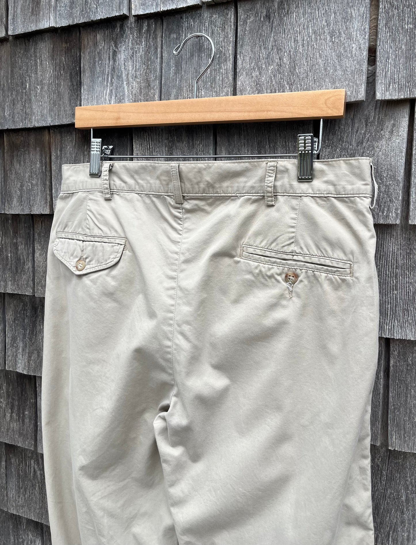 90s Polo Ralph Lauren ‘Original Golf Pant’ Lightweight Khaki Cotton (32/30)