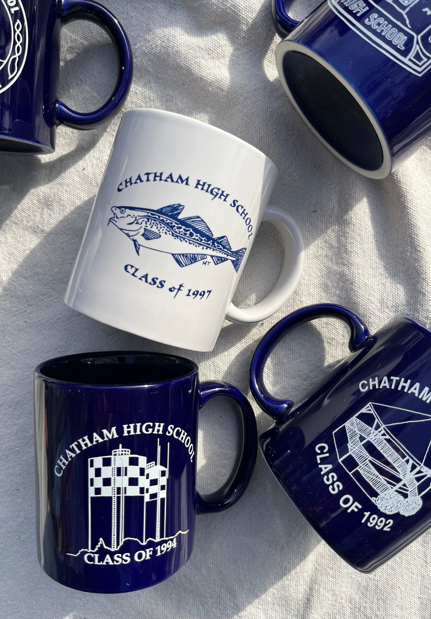 80s/90s Chatham High School Graduating Class Souvenir Coffee Mugs (5x))