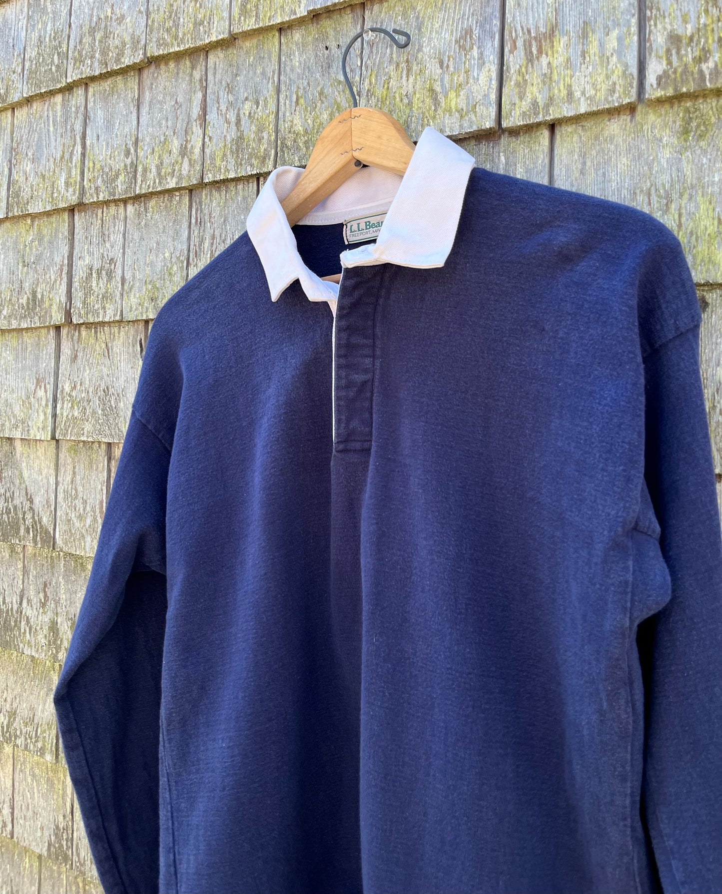90s L.L Bean Cotton Rugby Shirt (L)