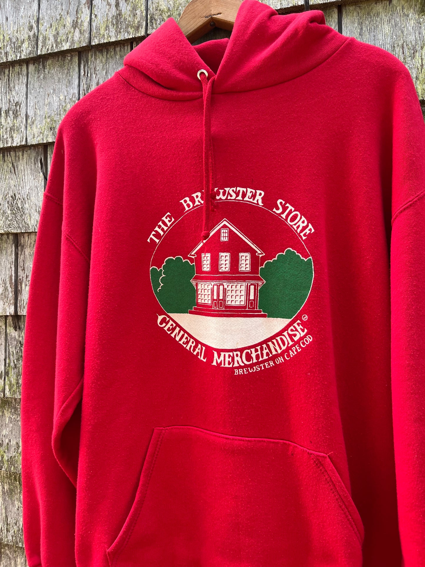 90s The Brewster General Store Hooded Sweatshirt (L)