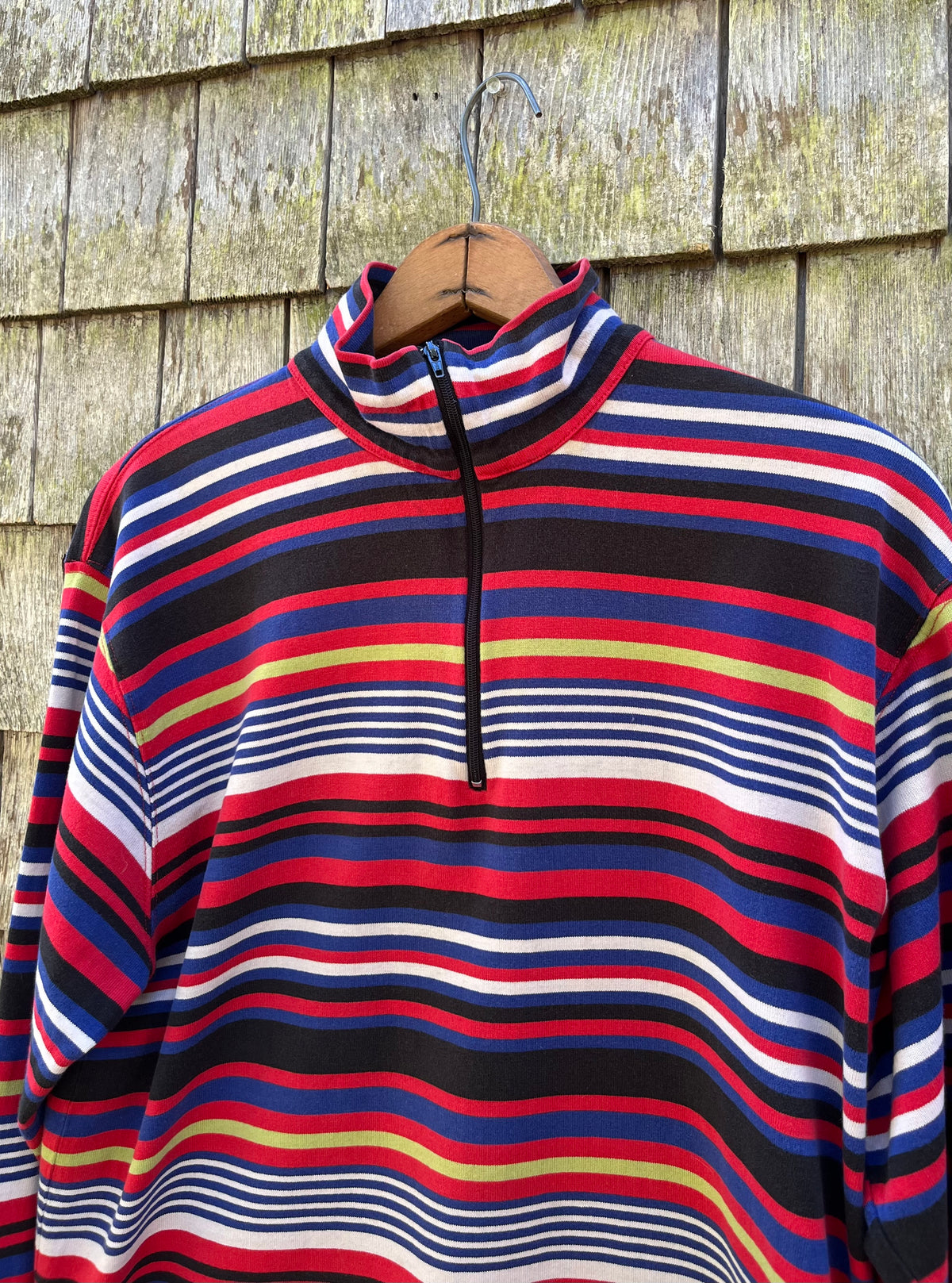 90s J.Crew Cotton Quarter Zip Pullover Shirt (M/L)