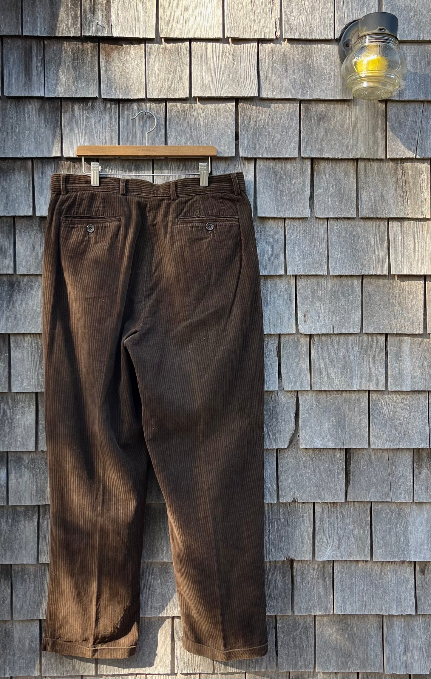 90s Structure Textured Corduroy Pants (34/30)