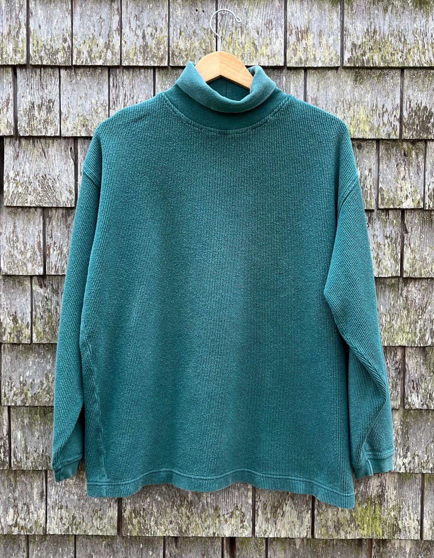 90s GAP Ribbed Cotton Turtleneck Shirt (L)