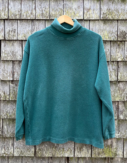90s GAP Ribbed Cotton Turtleneck Shirt (L)