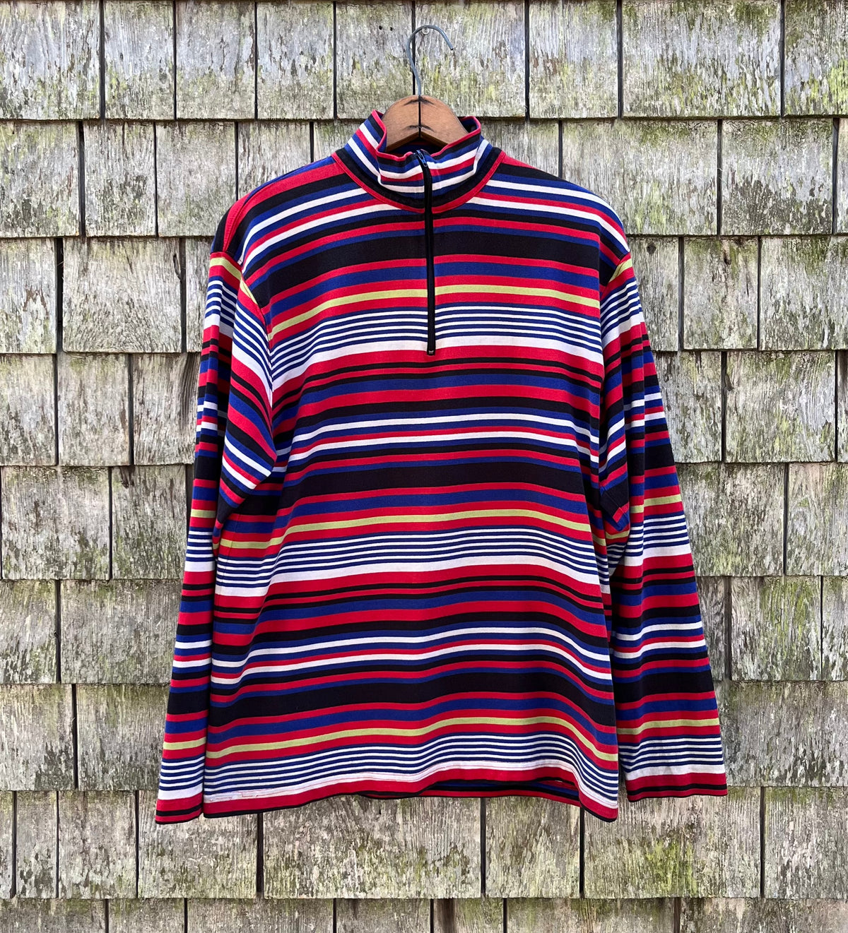 90s J.Crew Cotton Quarter Zip Pullover Shirt (M/L)