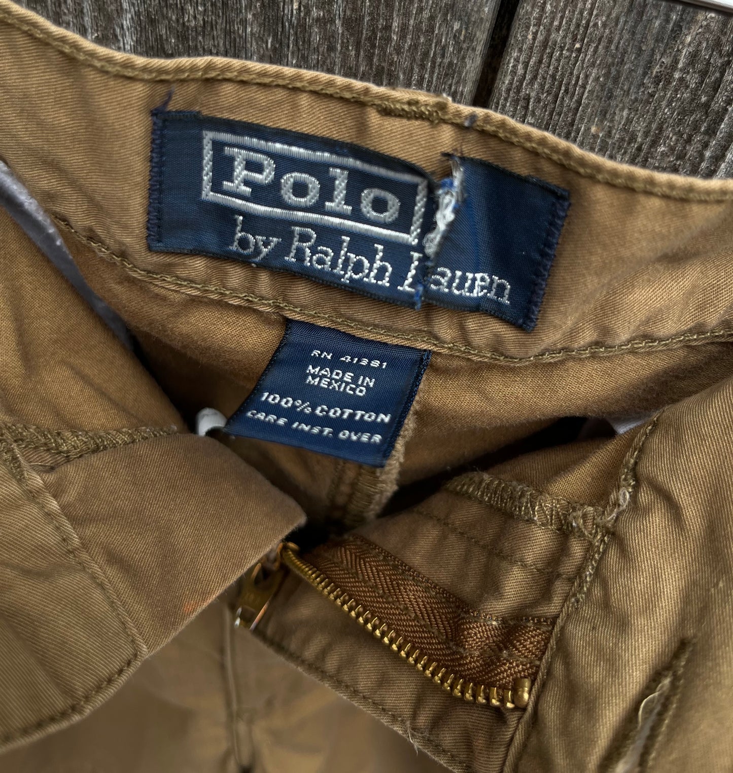 90s Polo Ralph Lauren Pleated Front Cotton Shorts (34/5”)