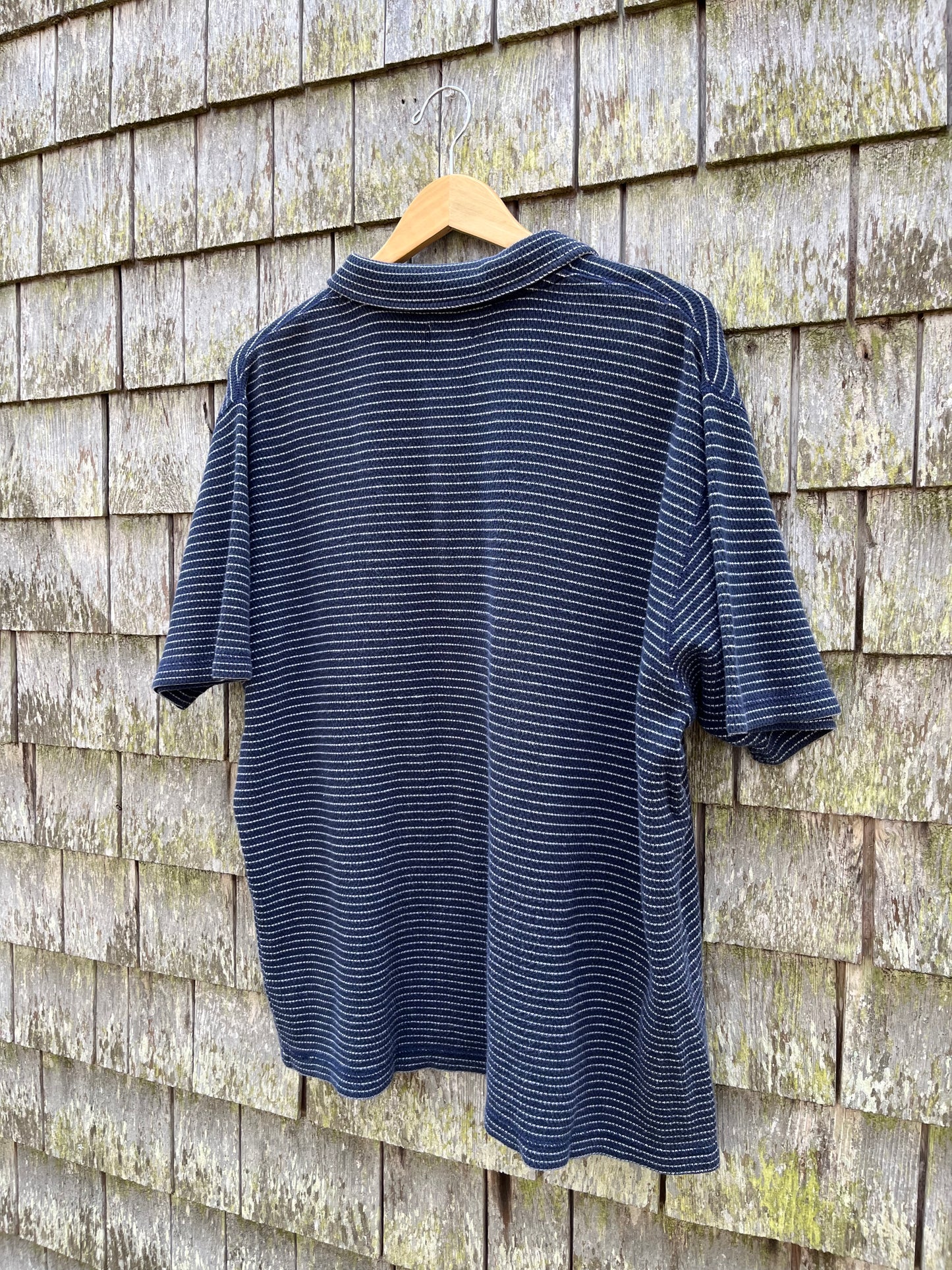 90s J.Crew Cotton Knit Polo Shirt (XL)