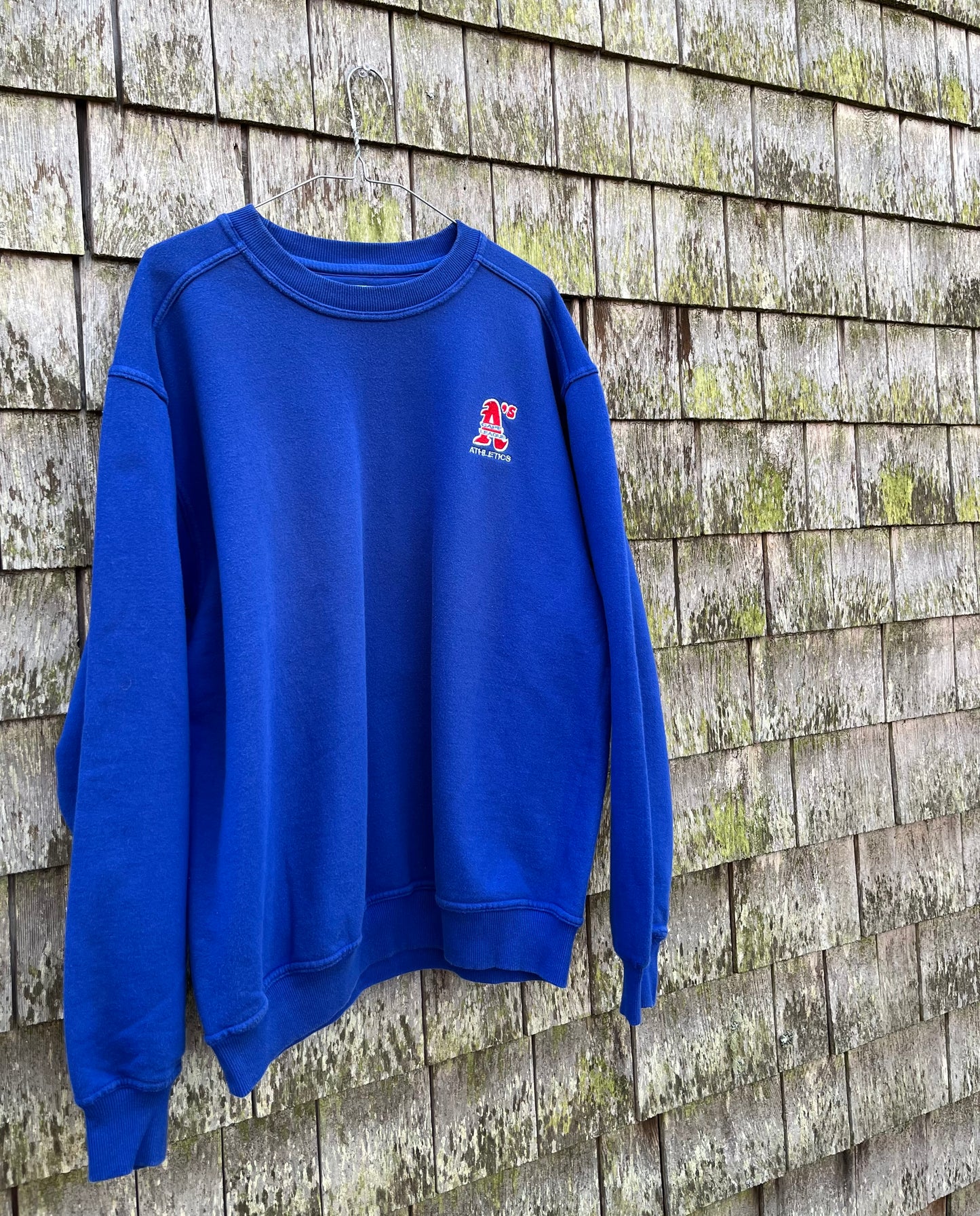 90s Chatham Athletics Summer Baseball Crewneck Sweatshirt (XL)