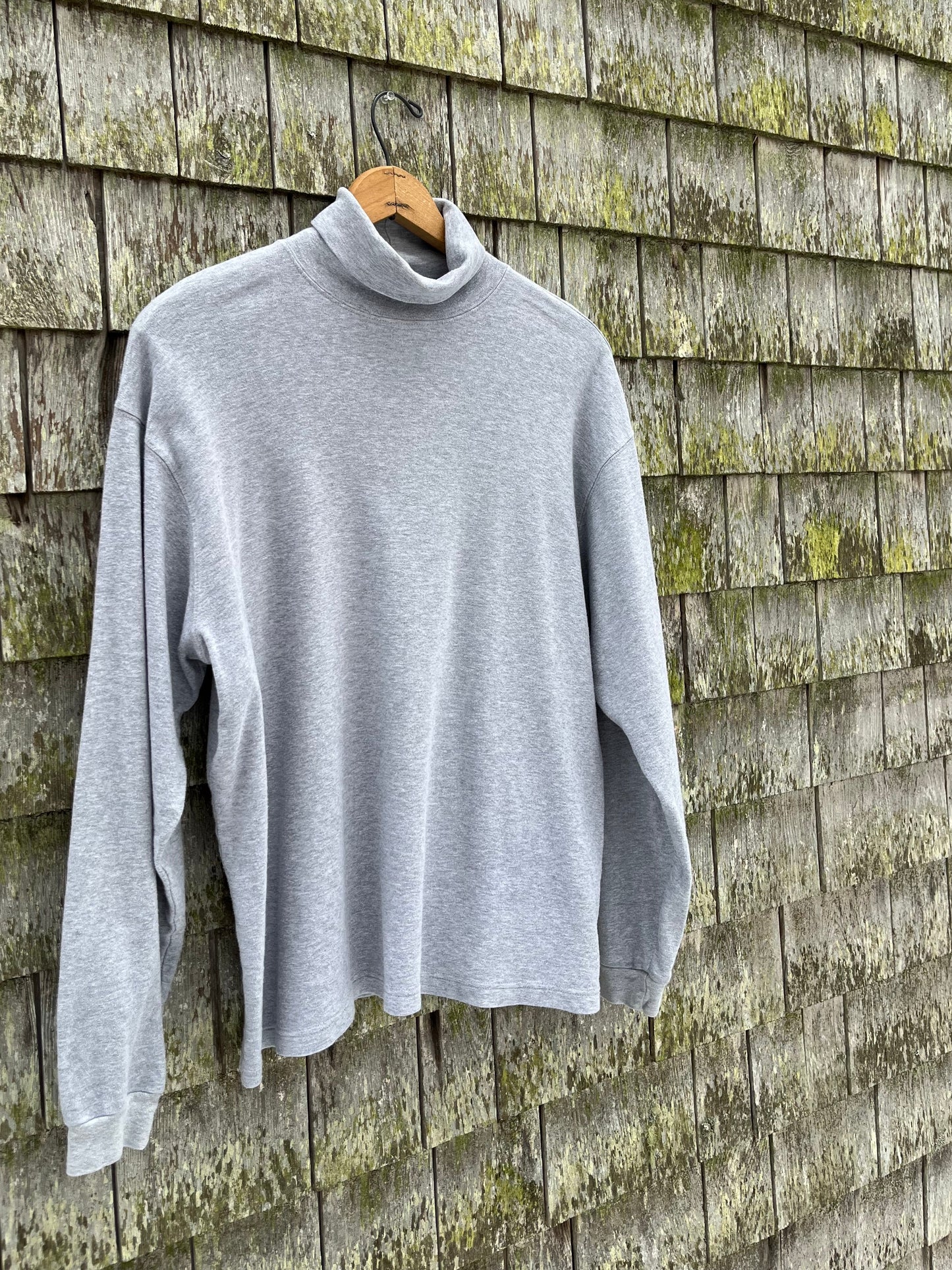 90s J.Crew Cotton Turtleneck Shirt (L)